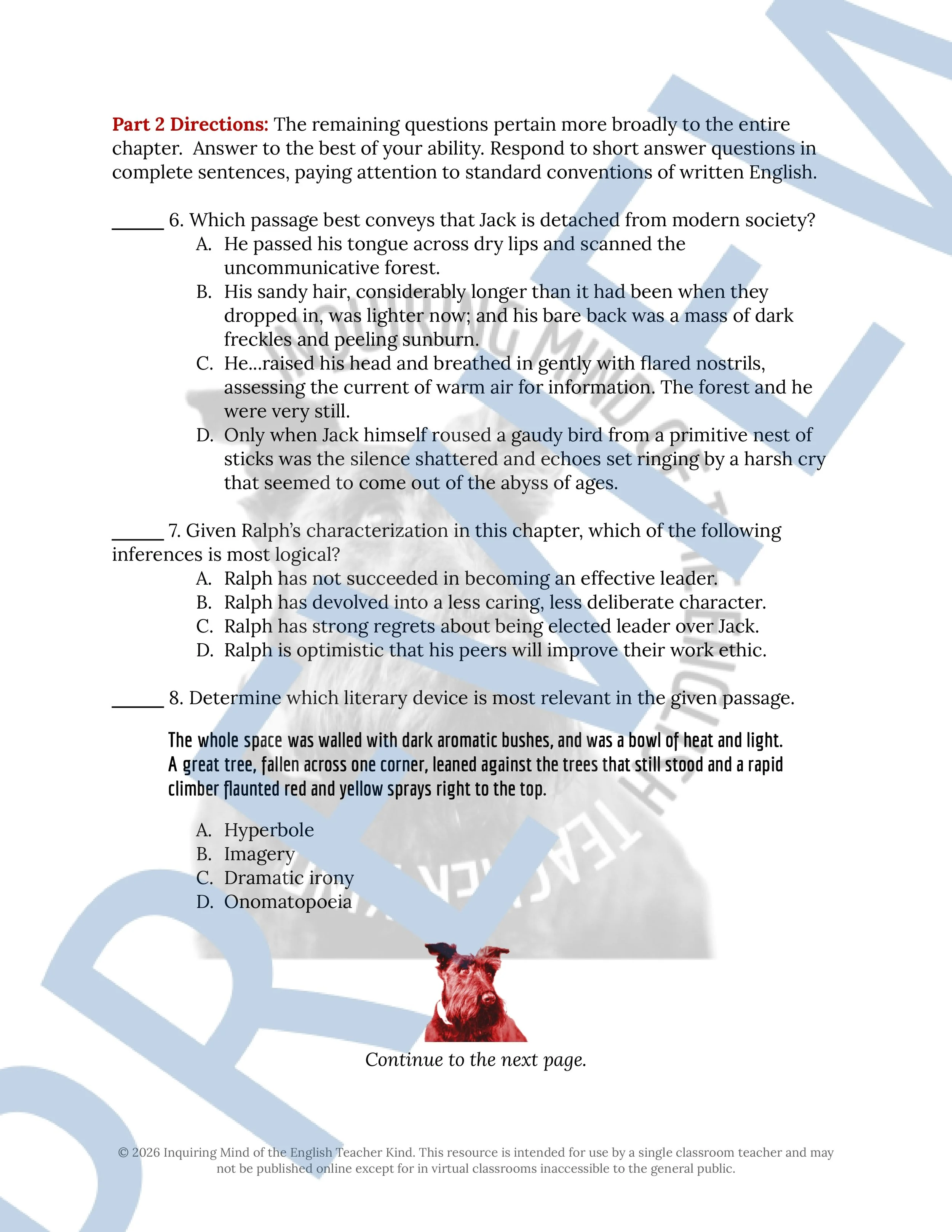 Lord of the Flies Chapter 3 Close Reading Analysis Worksheet (3).jpg