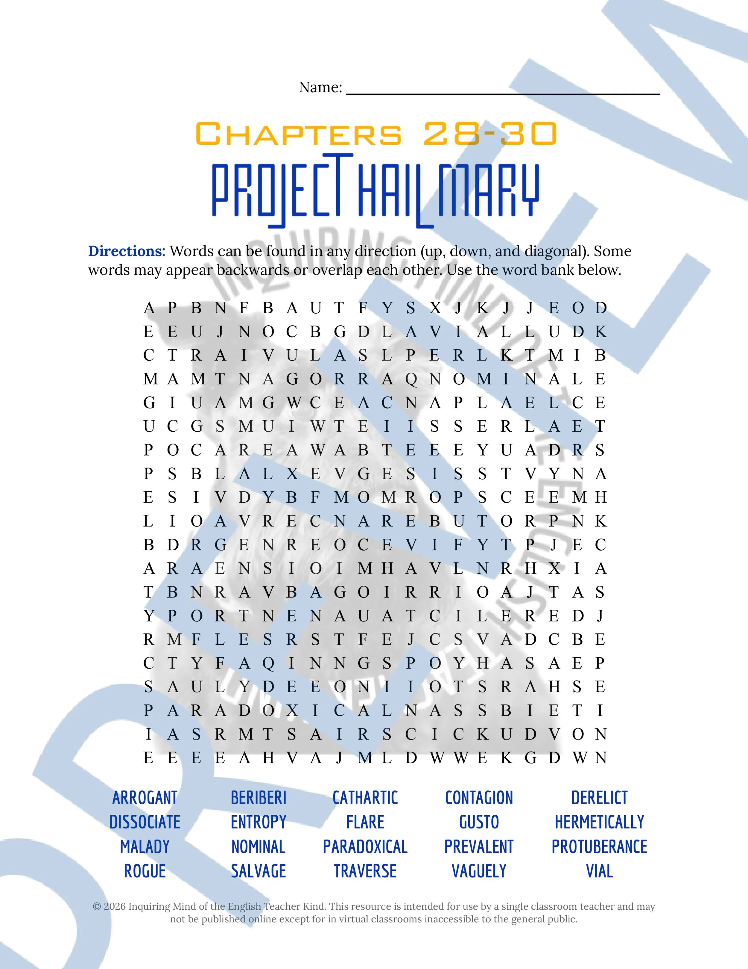 Project Hail Mary Chapters 28, 29, and 30 Vocabulary Activities (4).jpg