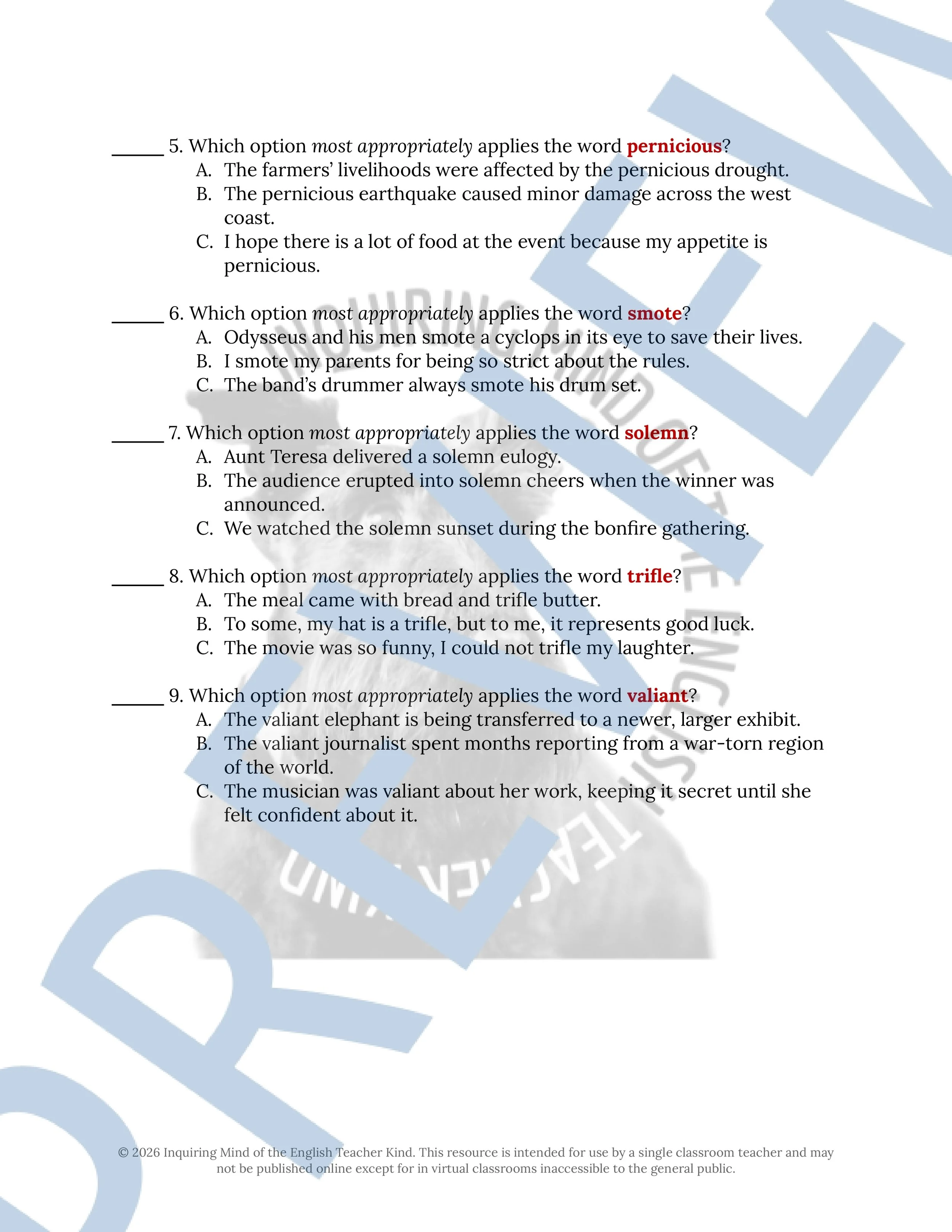 Othello Act 5 Vocabulary Activities Crossword Puzzle Word Search and Worksheet (2).jpg