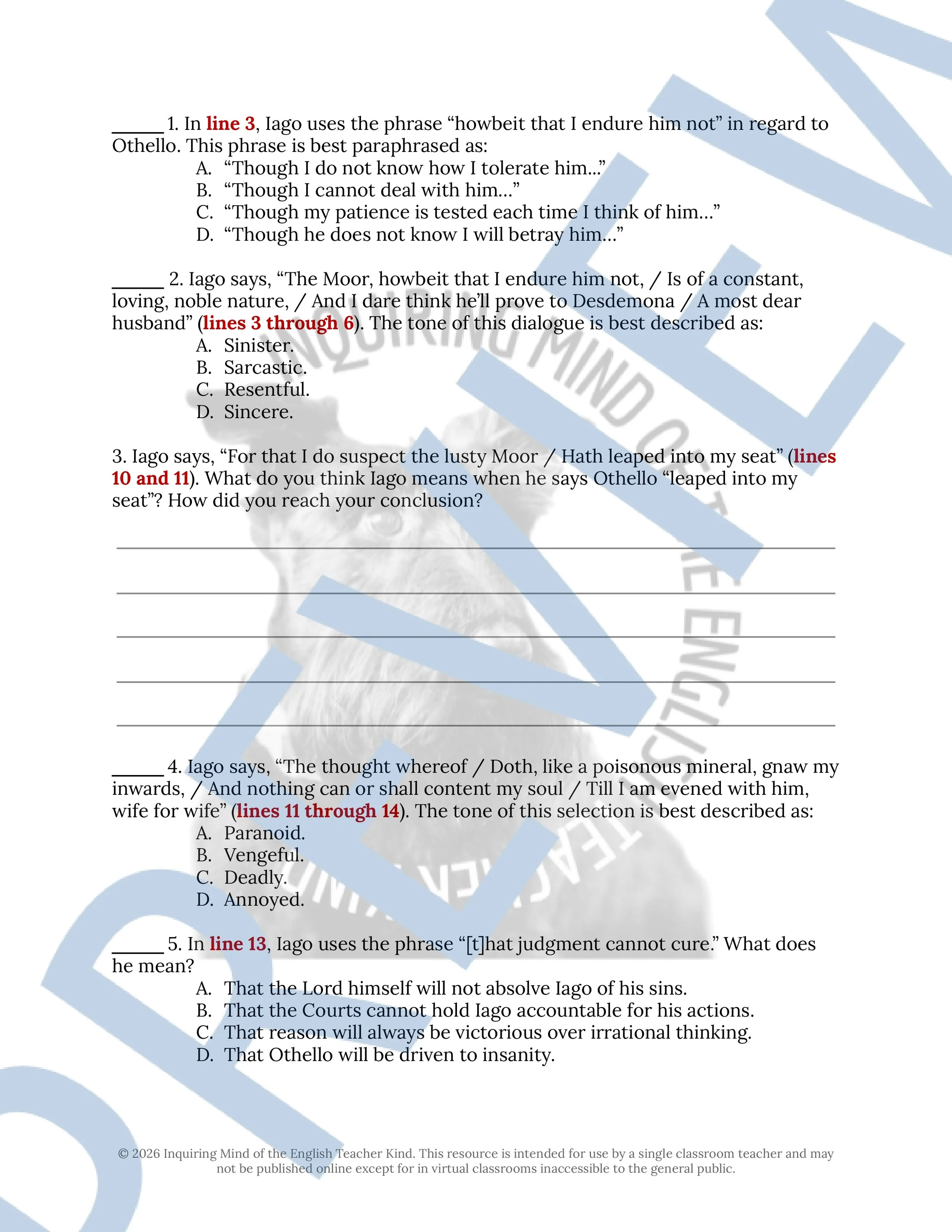 Othello Act 2.1 Close Reading Analysis Worksheet for High School English Language Arts (2).jpg
