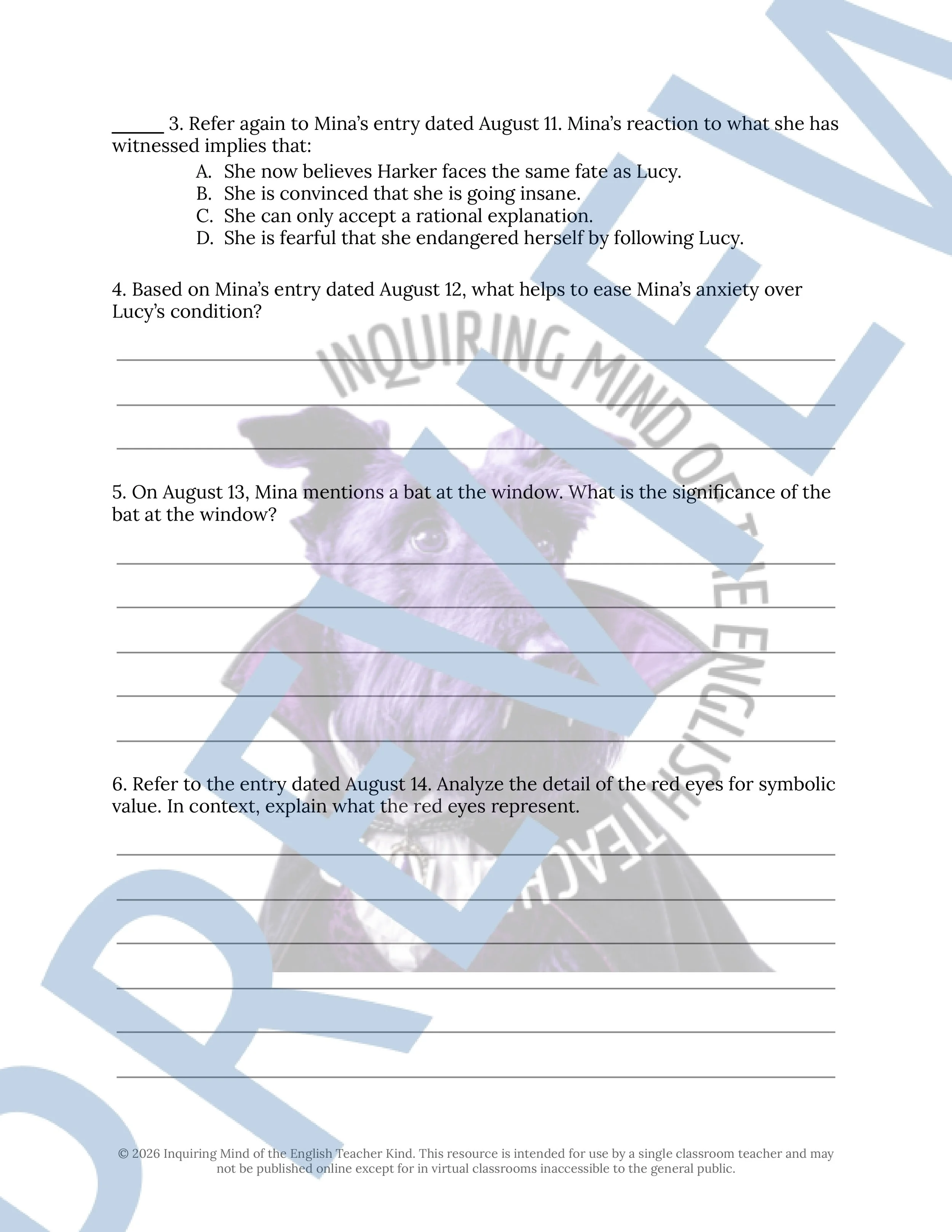 Dracula Chapter 8 Close Reading Analysis Worksheet and Answer Key for High School English Language Arts (2).jpg