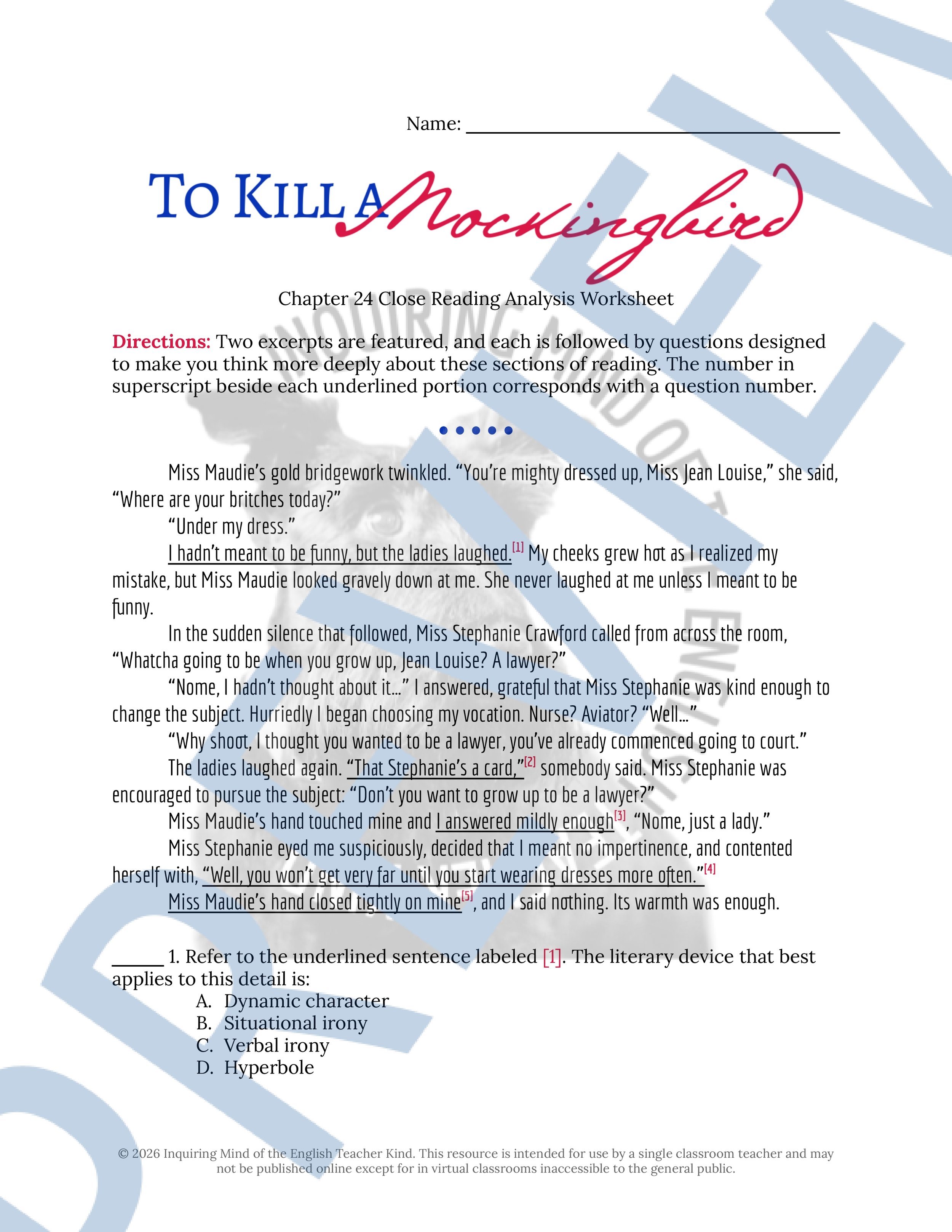 To Kill a Mockingbird Chapter 24 Close Reading Analysis Worksheet (1).jpg