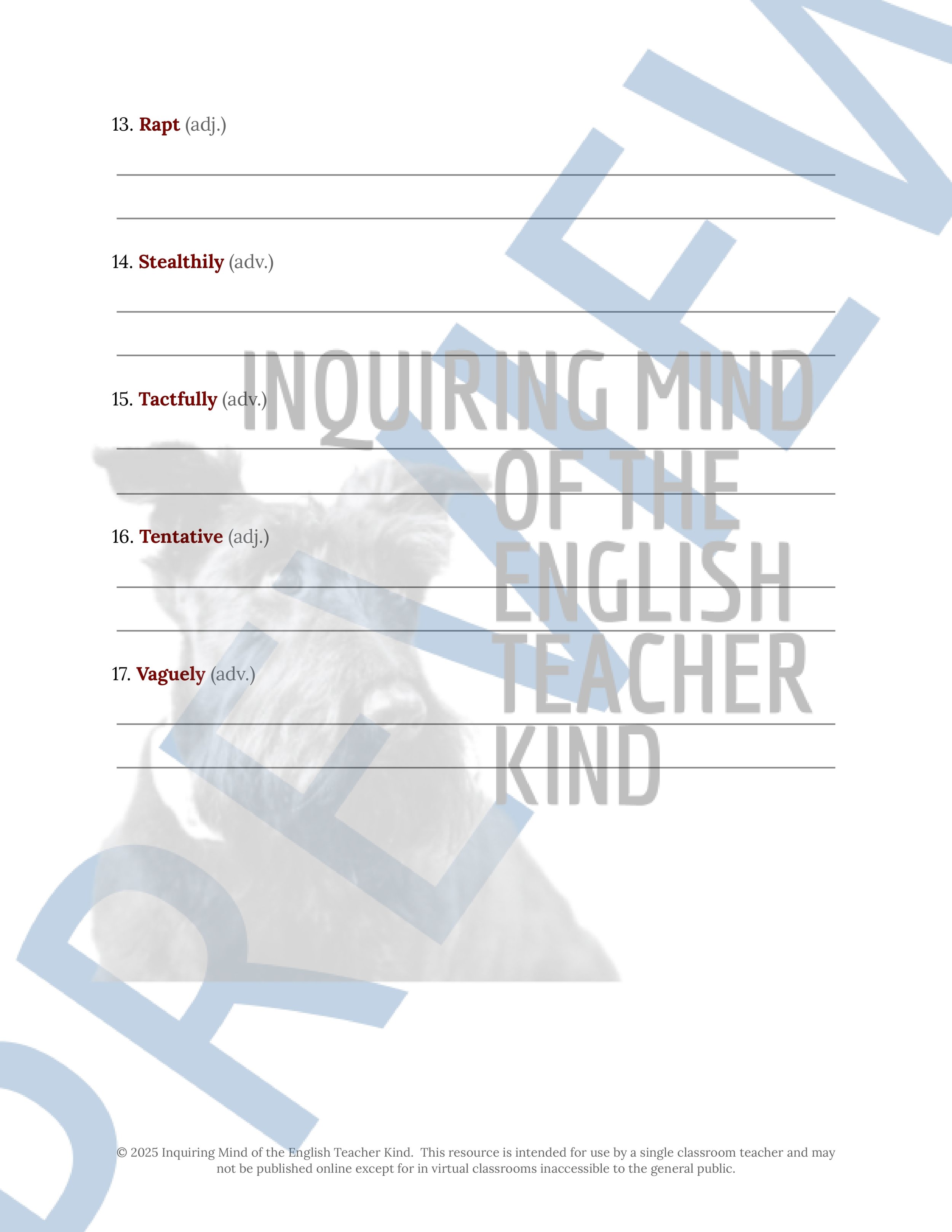 "Where Is Here?" by Joyce Carol Oates Quiz, Close Reading Analysis Worksheet, Vocabulary Activities, and Answer Keys for High School from Inquiring Mind of the English Teacher Kind