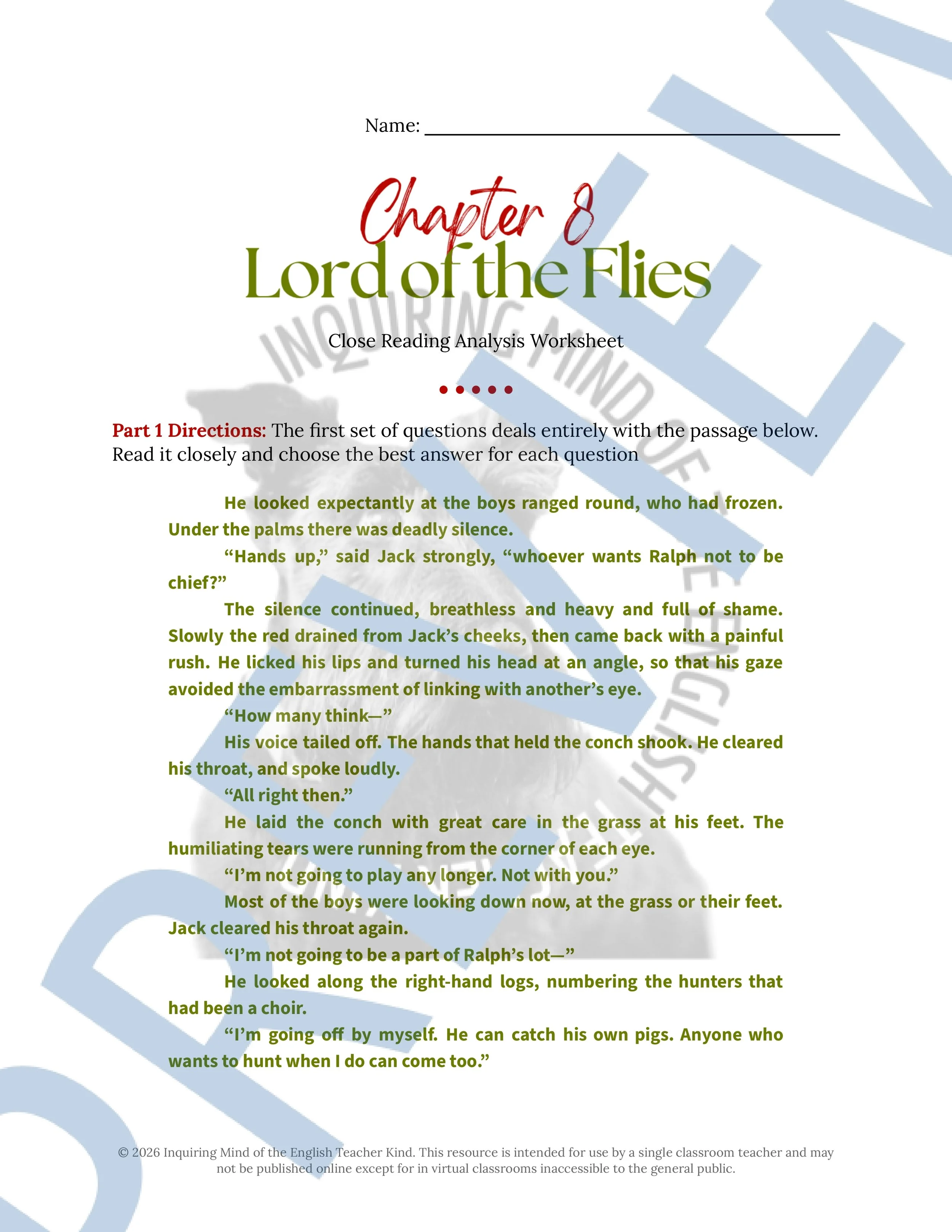 Lord of the Flies Chapter 8 Close Reading Analysis Worksheet (1).jpg