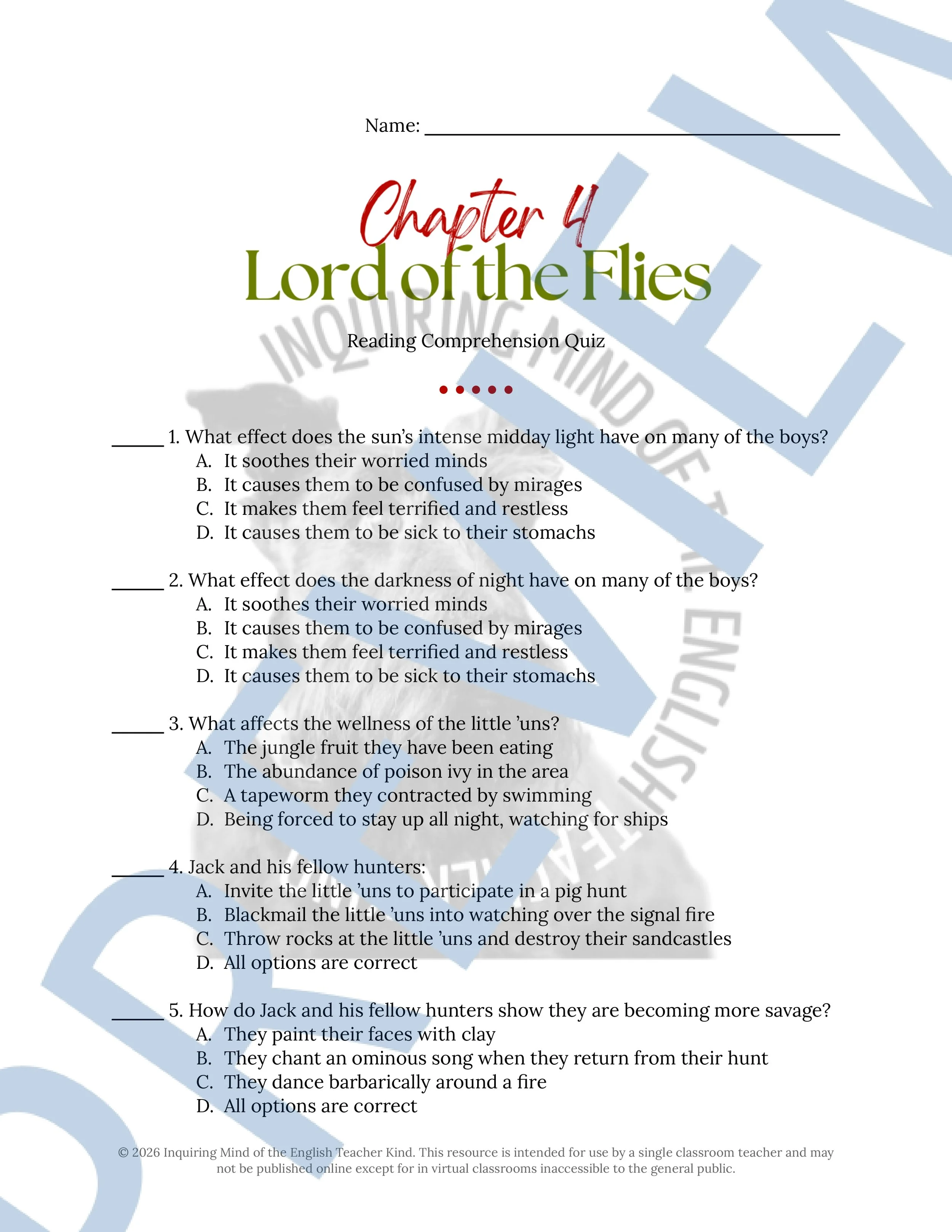 Lord of the Flies Chapter 4 Quiz and Answer Key (1).jpg