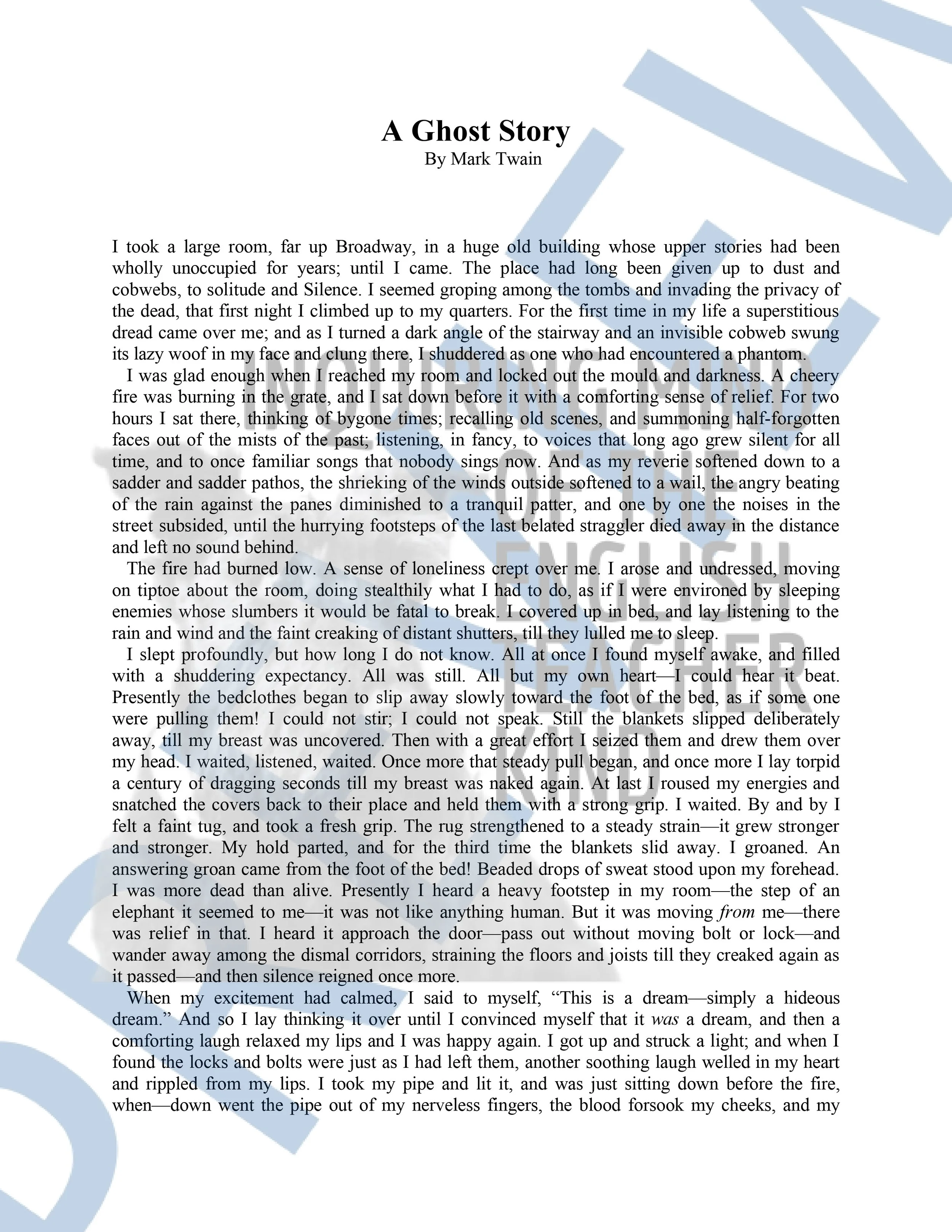 A Ghost Story by Mark Twain Halloween Satirical Short Story Vocabulary Enrichment Activities for High School (15).jpg