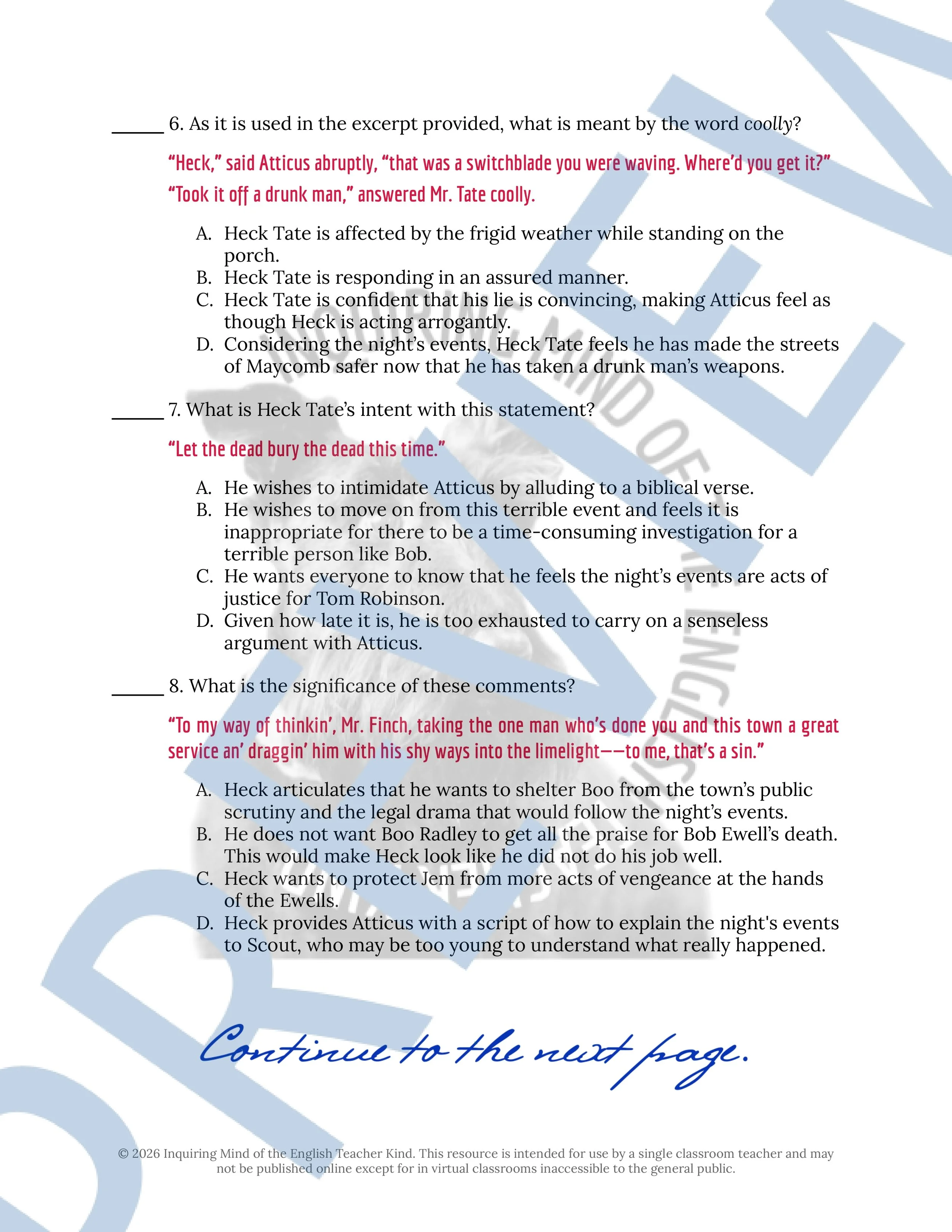 To Kill a Mockingbird Chapter 30 Close Reading Analysis Worksheet (3).jpg