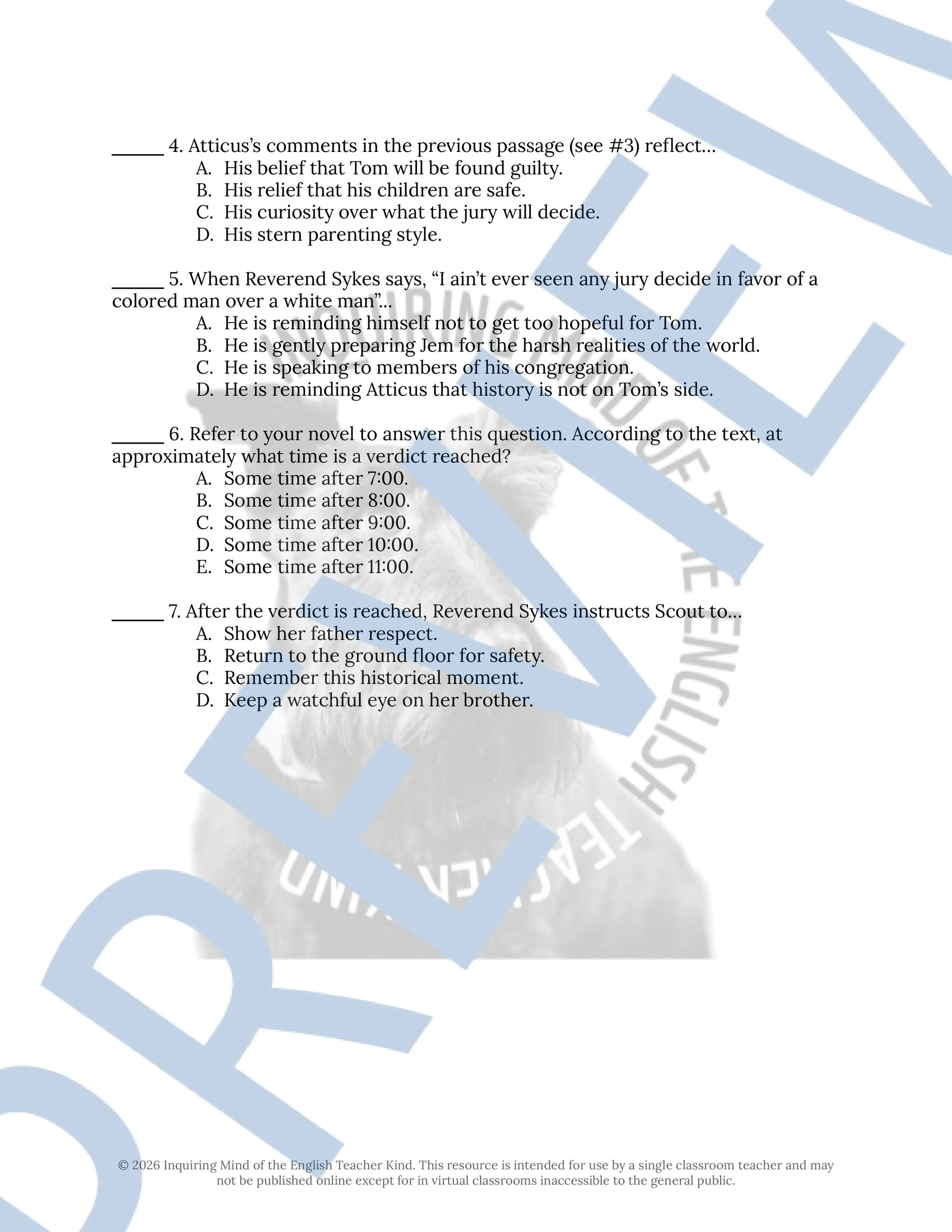 To Kill a Mockingbird Chapter 21 Close Reading Analysis Worksheet and Answer Key (2).jpg