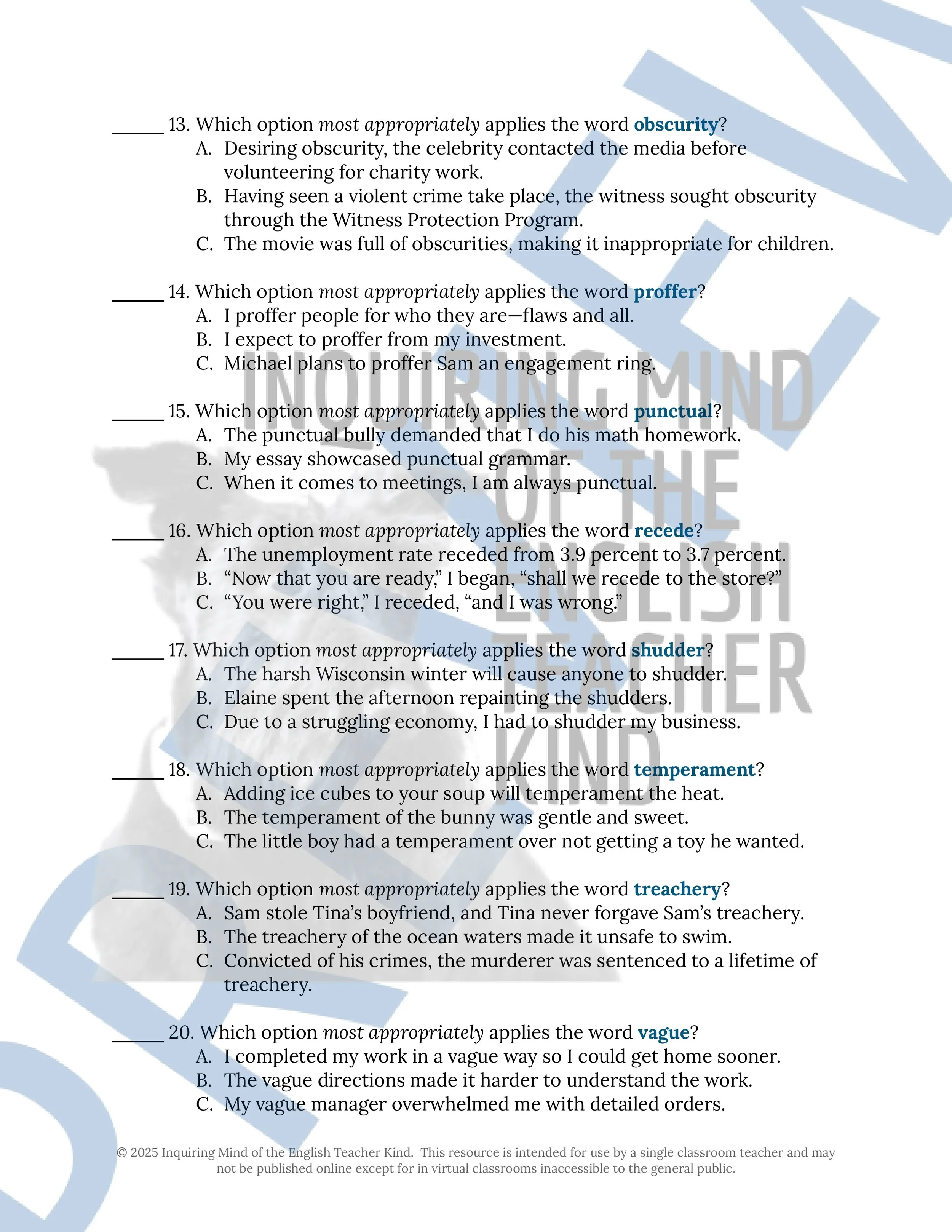 "A Journey" by Edith Wharton Quiz, Analysis Worksheets, Vocabulary Games, and Answer Keys for High School from Inquiring Mind of the English Teacher Kind