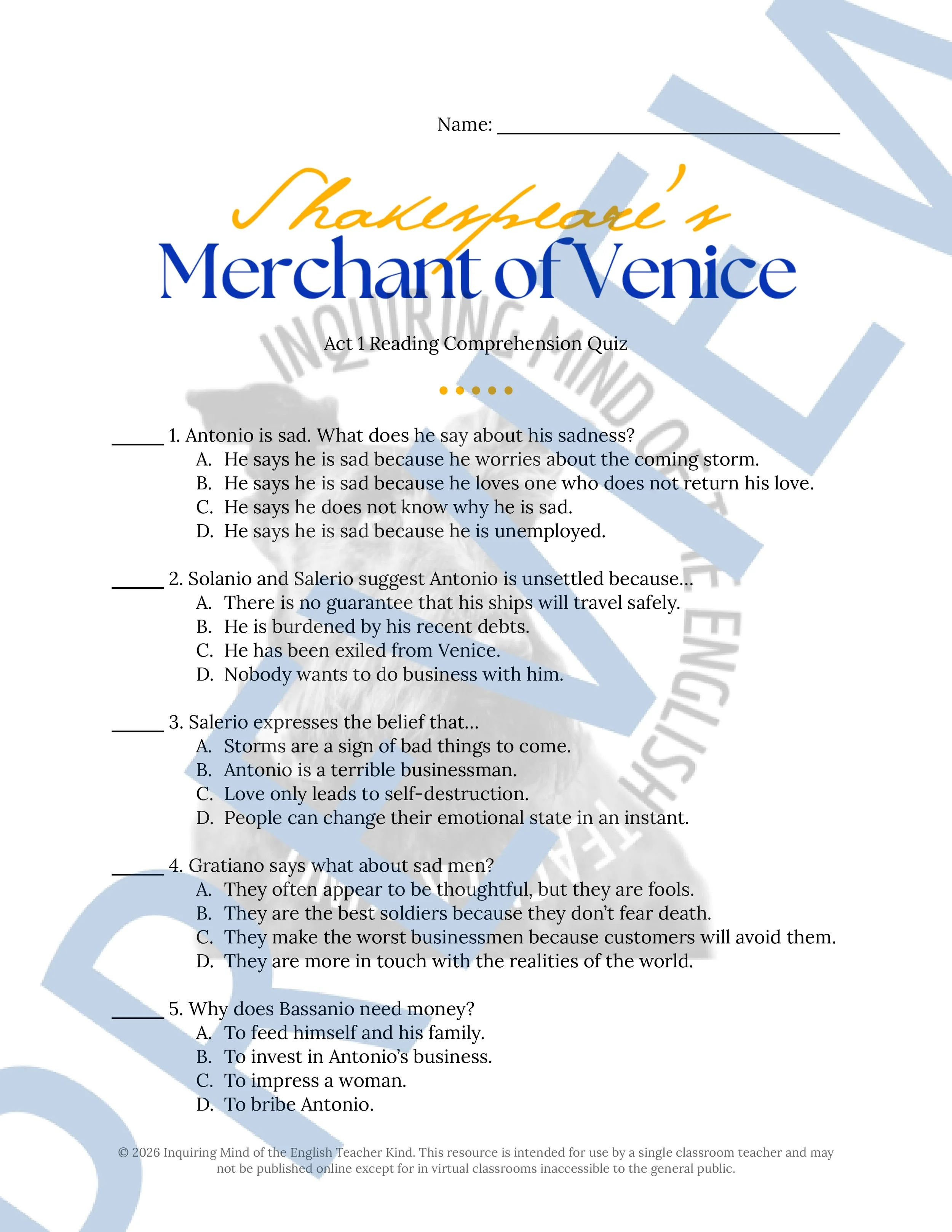 Merchant of Venice Act 1 Quiz and Answer Key (1).jpg