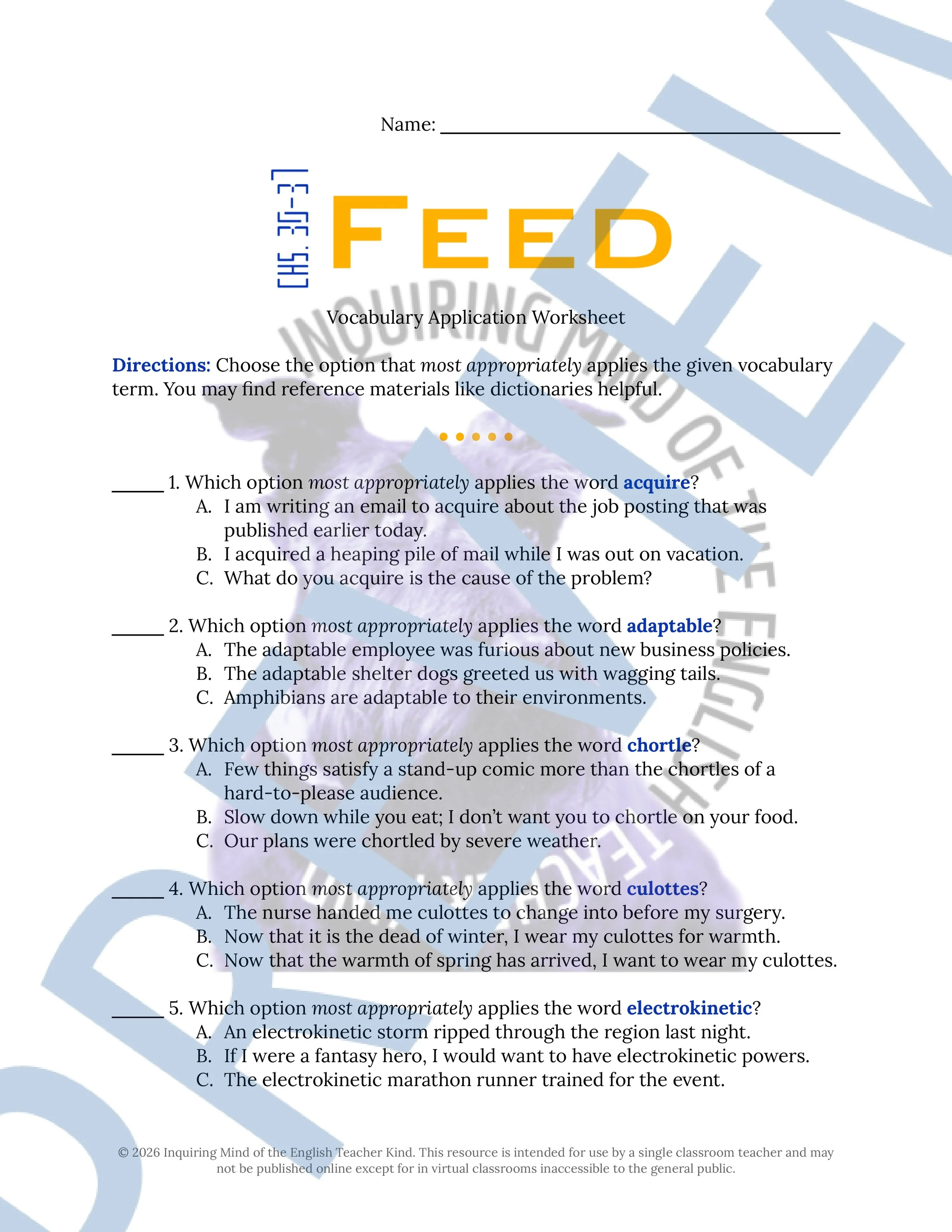 Feed by M. T. Anderson Chapters 30-37 Vocabulary Activities (3).jpg