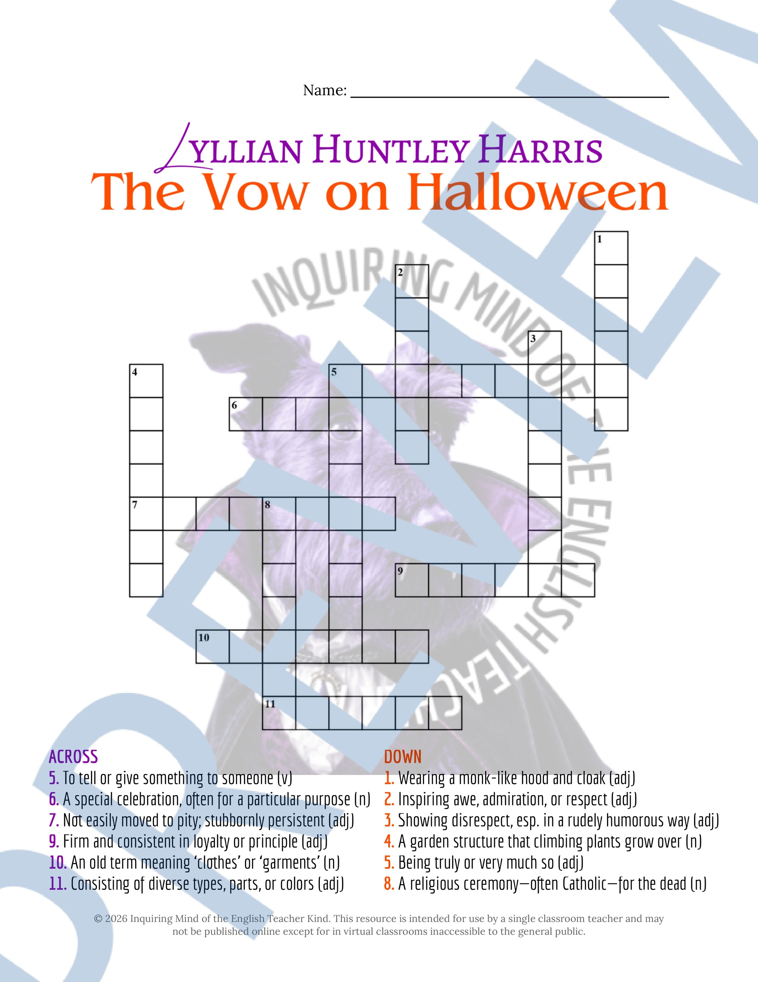 The Vow on Halloween Vocabulary Activities (3).jpg