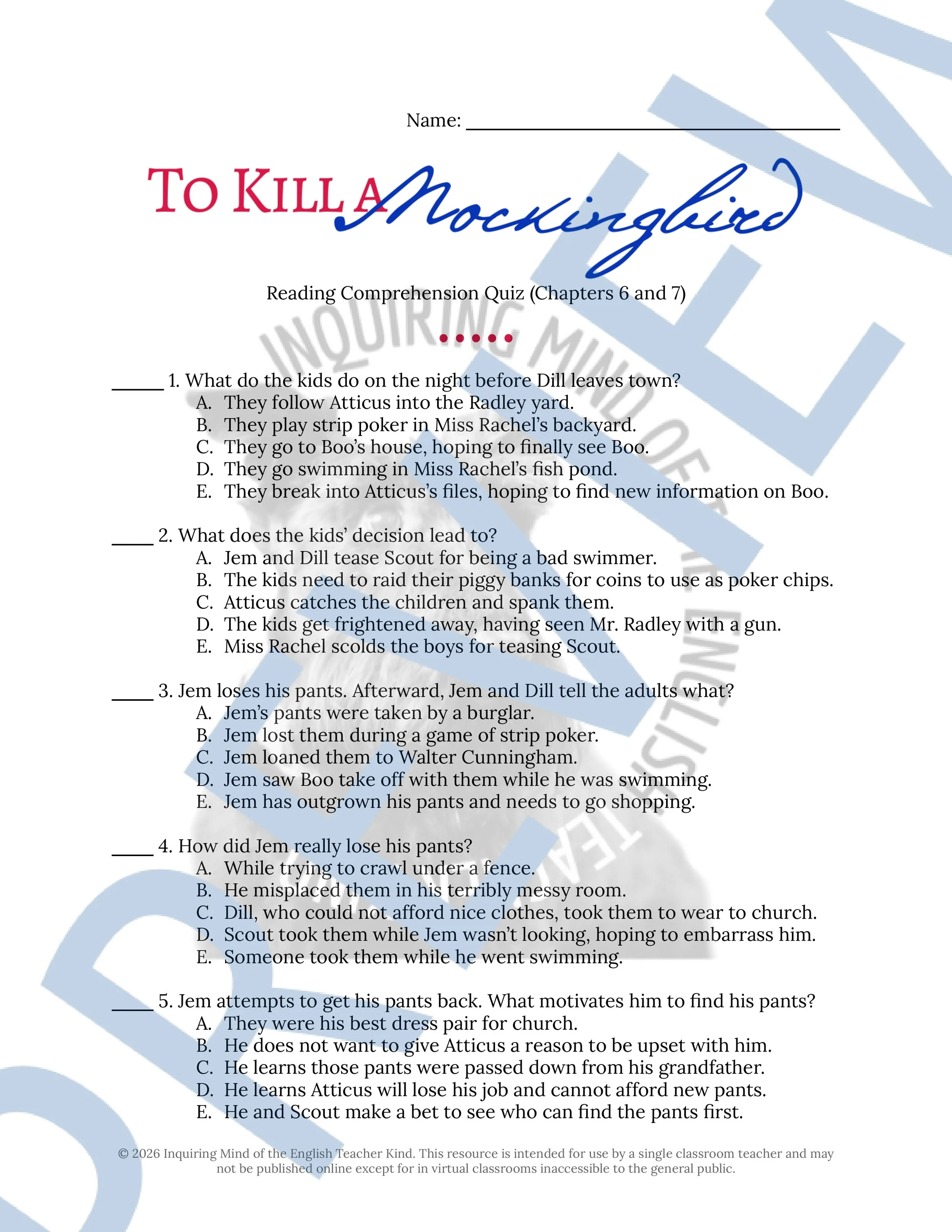 To Kill a Mockingbird Chapters 6 and 7 Quiz and Answer Key (1).jpg