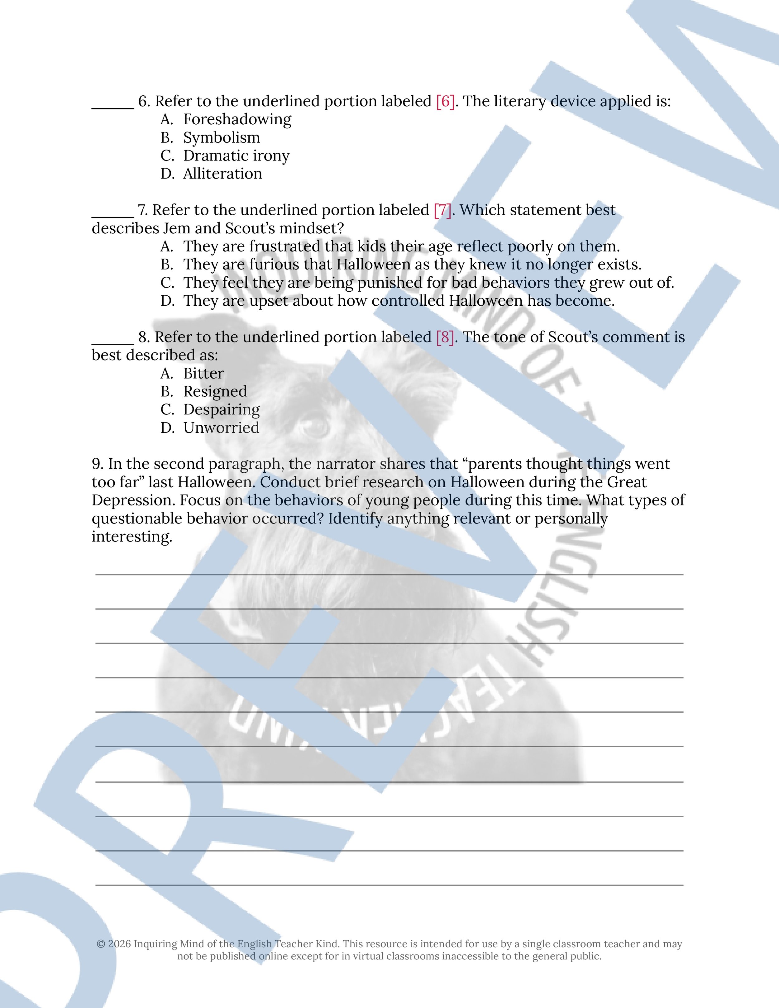 To Kill a Mockingbird Chapter 27 Close Reading Analysis Worksheet (3).jpg