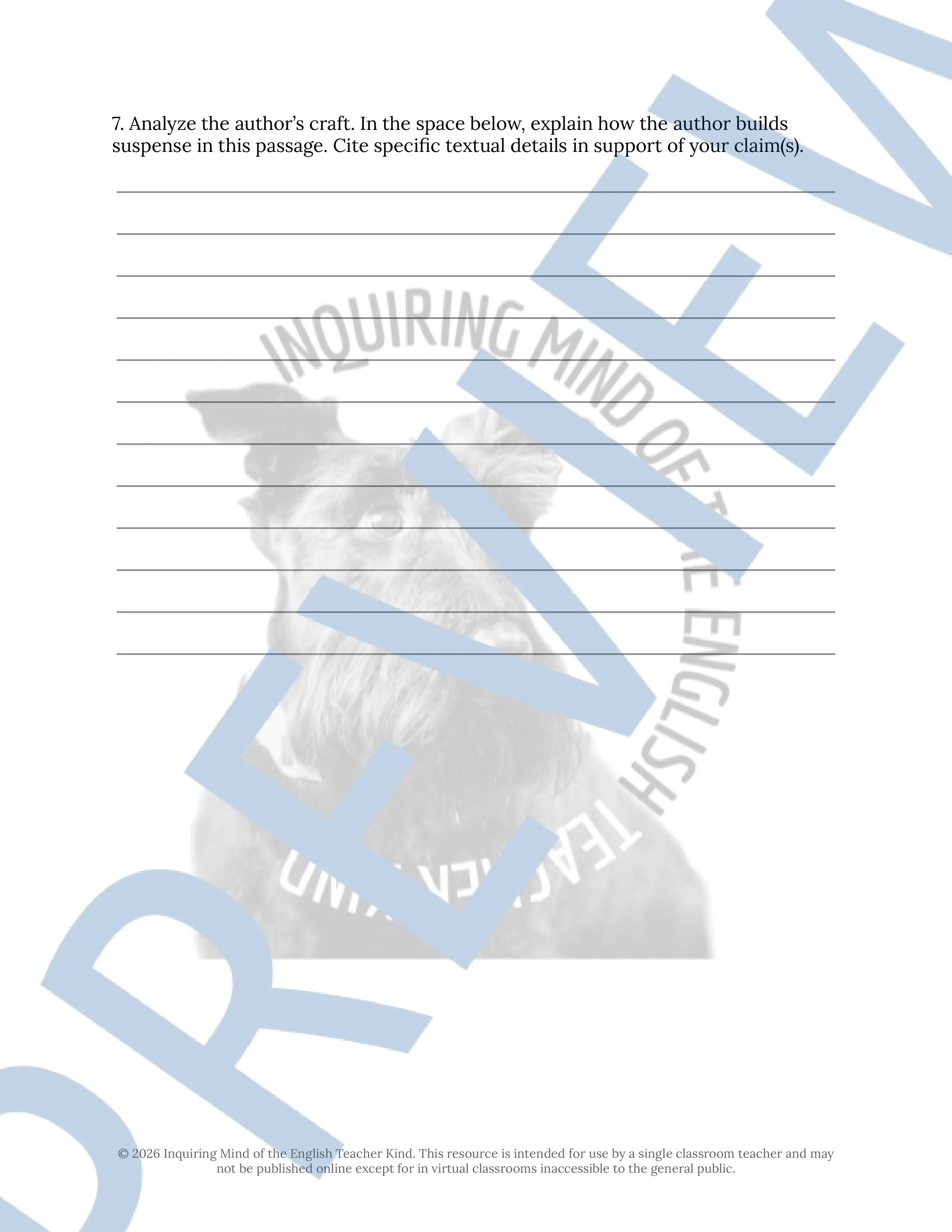 The Hobbit Chapter 18 Close Reading Analysis Worksheet (3).jpg