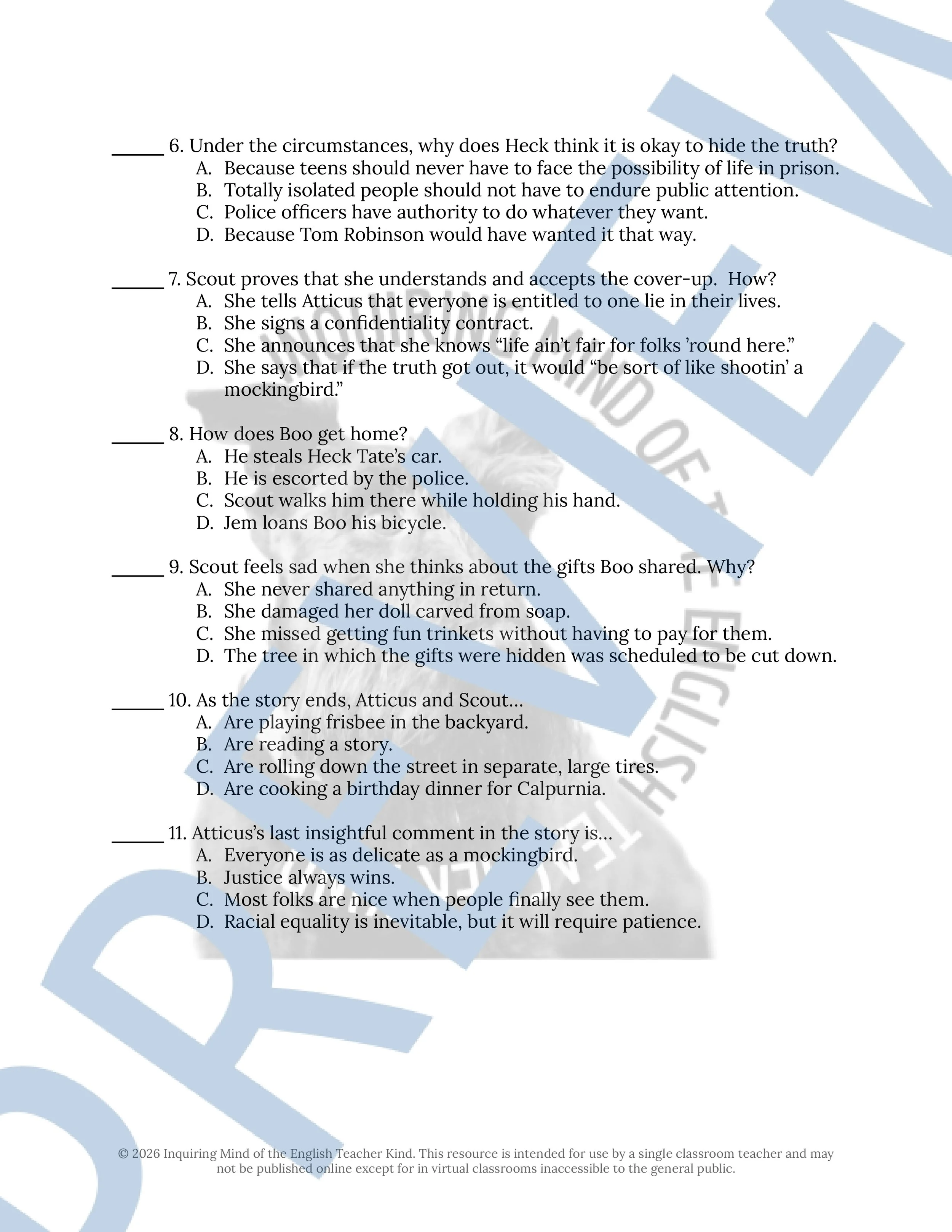 To Kill a Mockingbird Chapters 29, 30, and 31 Quiz and Answer Key (2).jpg