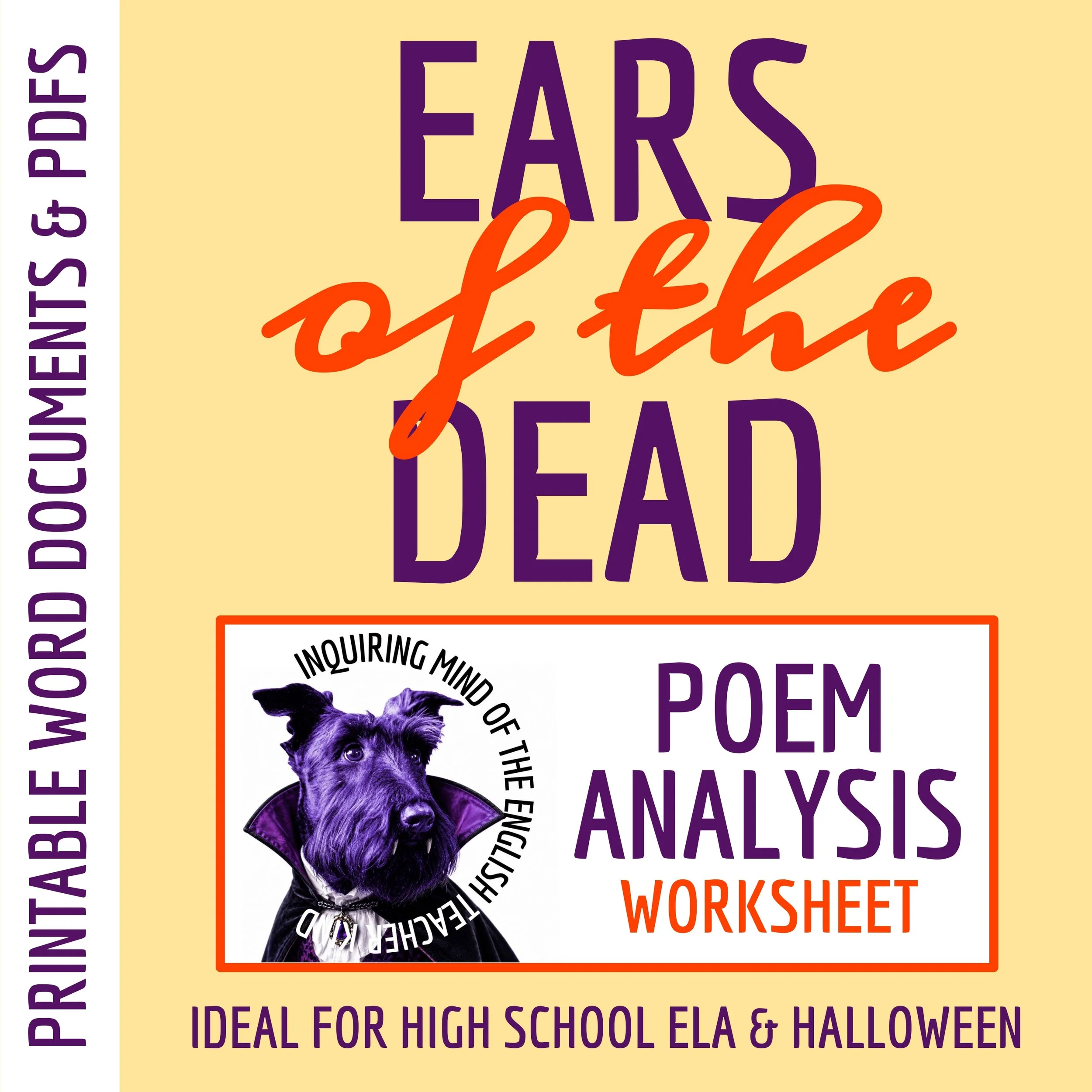 Ears of the Dead by James Arthur Gothic Poem Analysis Worksheet for Halloween and High School English (10).jpg