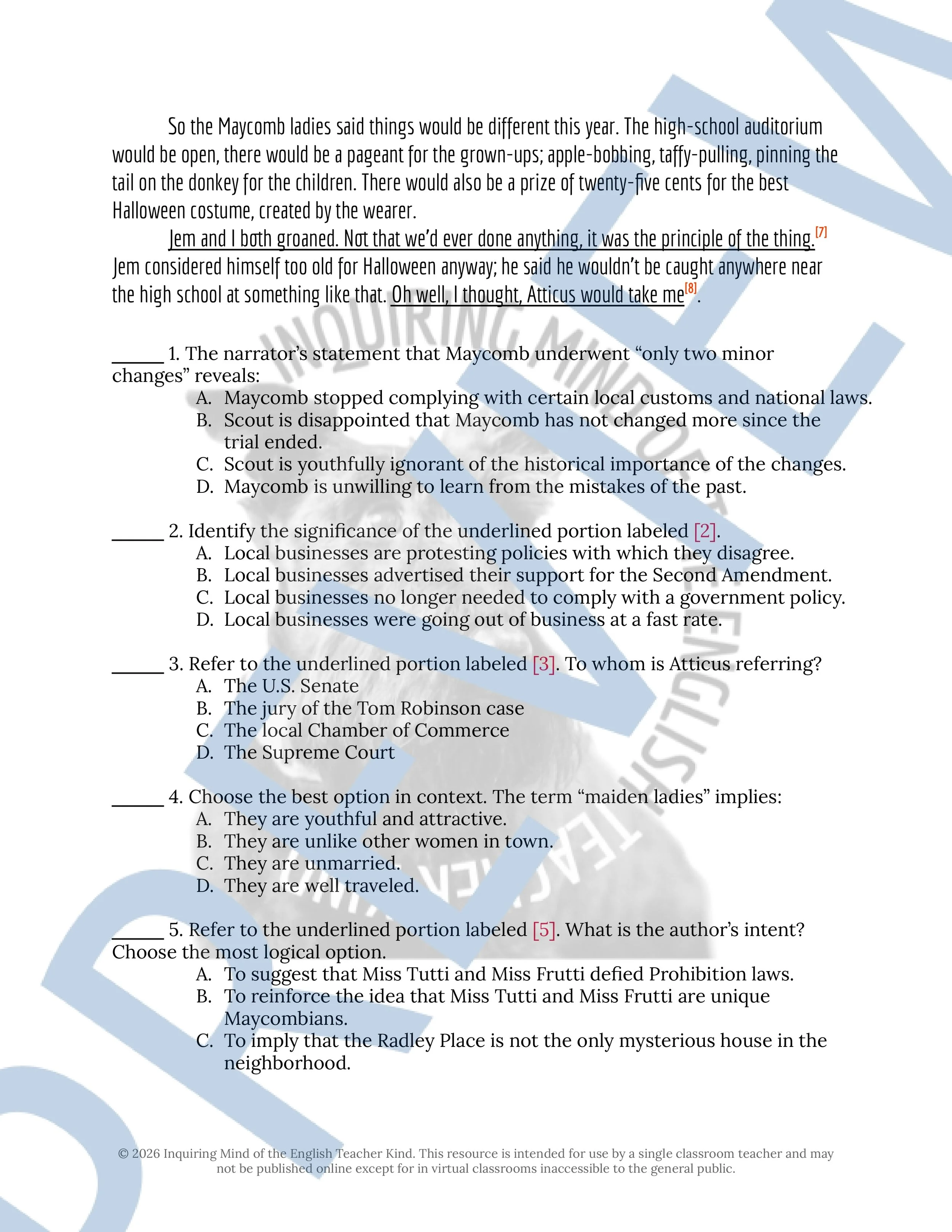 To Kill a Mockingbird Chapter 27 Close Reading Analysis Worksheet (2).jpg