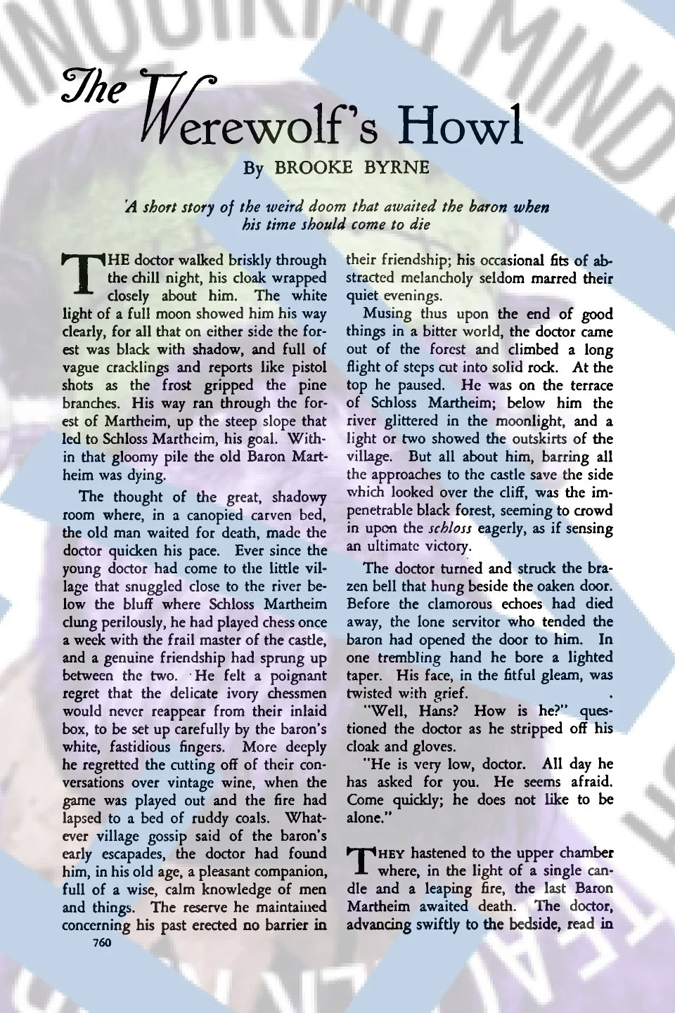 The Werewolf's Howl High School Short Story for Halloween Vocabulary Activities - Crossword Puzzle, Word Search, and Worksheet (5).jpg