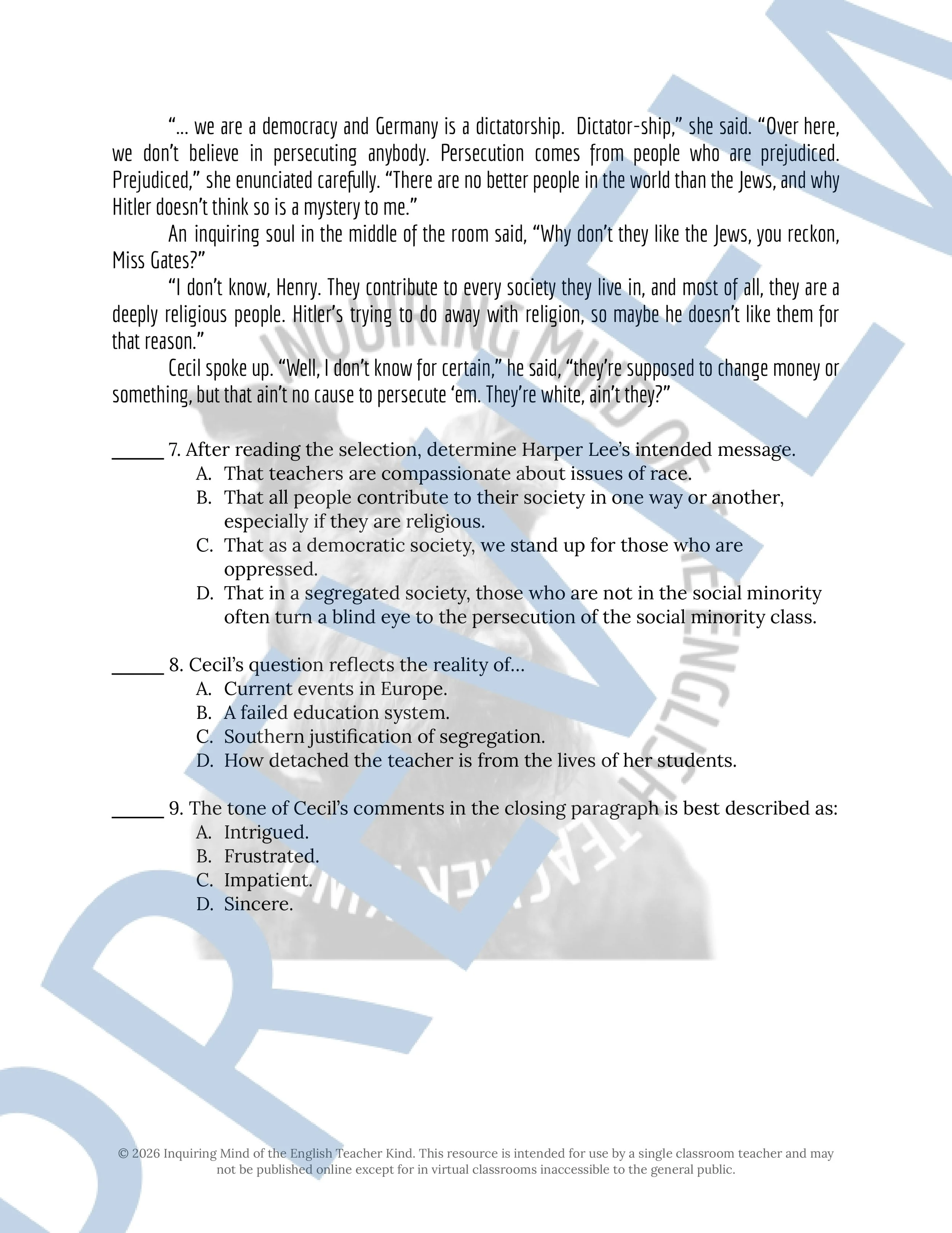 To Kill a Mockingbird Chapter 26 Close Reading Analysis Worksheet (3).jpg