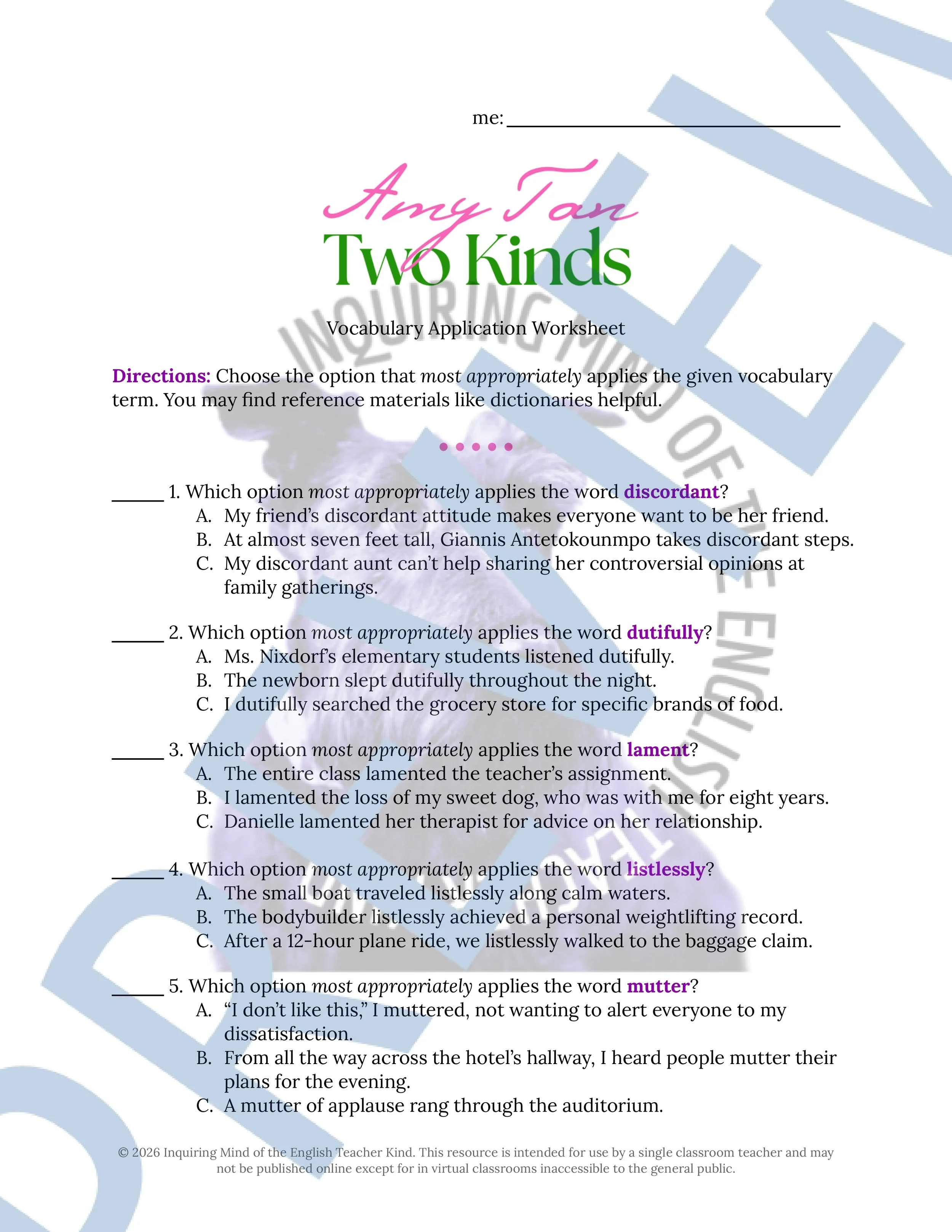 Two Kinds by Amy Tan Vocabulary Activities (1).jpg