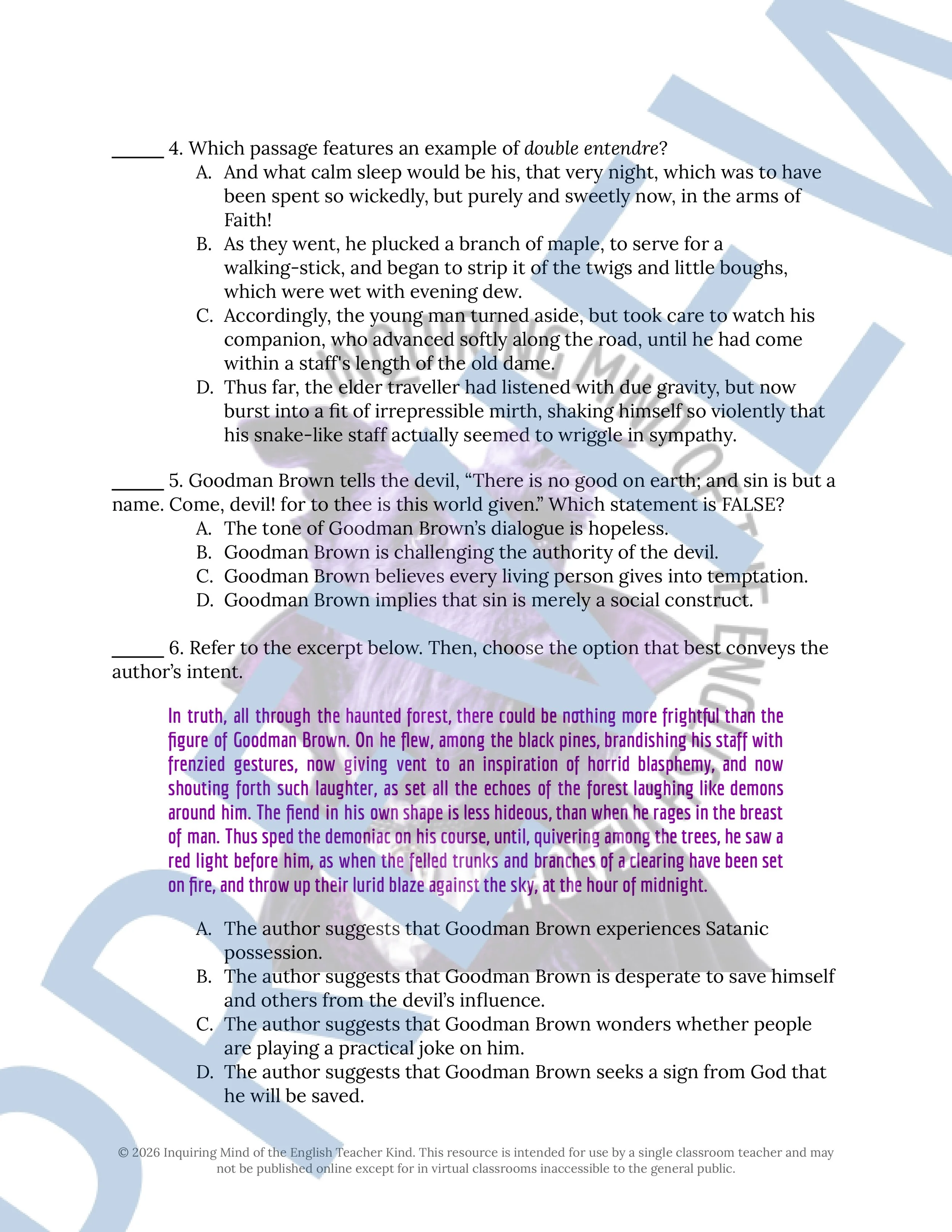 Young Goodman Brown Close Reading Analysis Worksheet (2).jpg