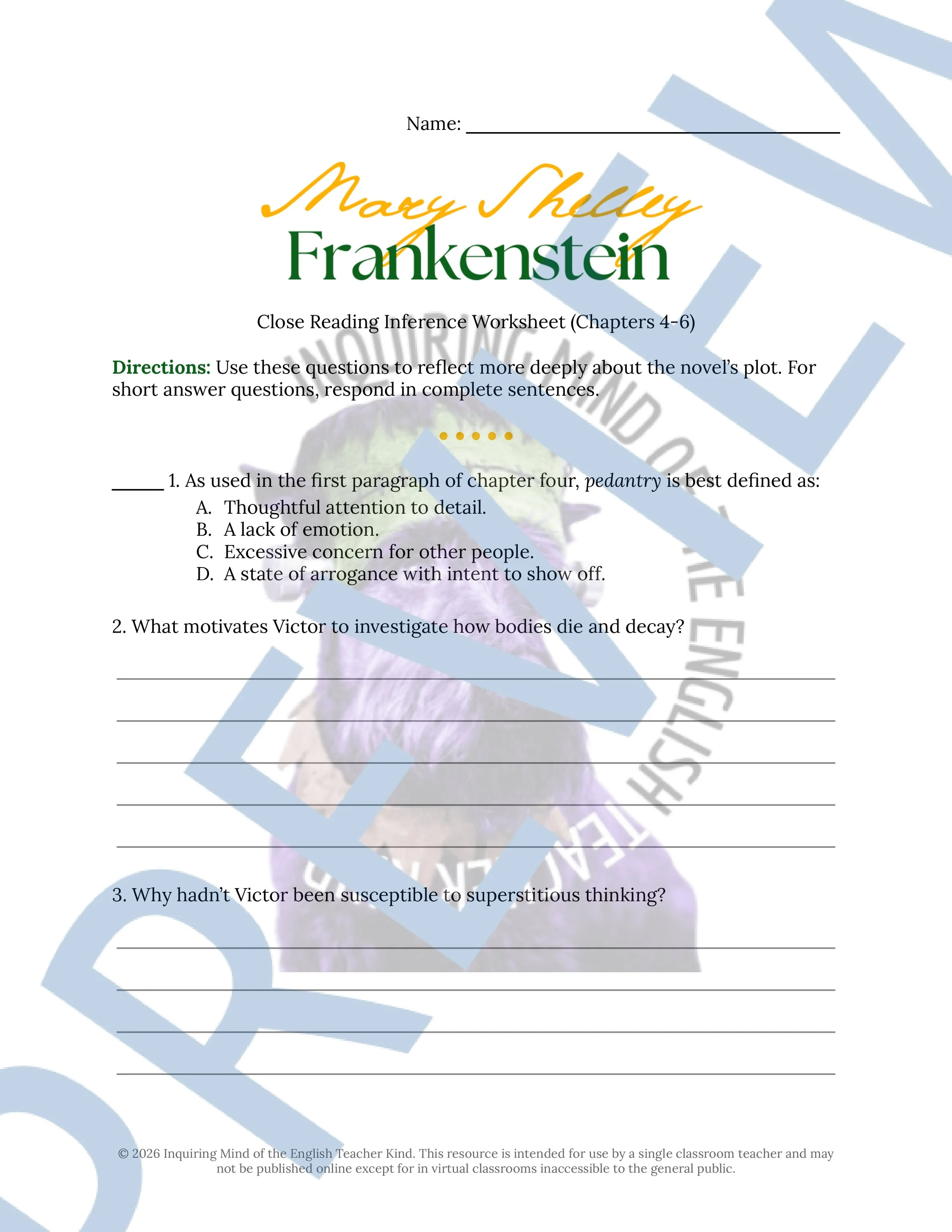 Frankenstein Chapters 4, 5, and 6 Close Reading Analysis Worksheet and Answer Key for High School English Language Arts (1).jpg