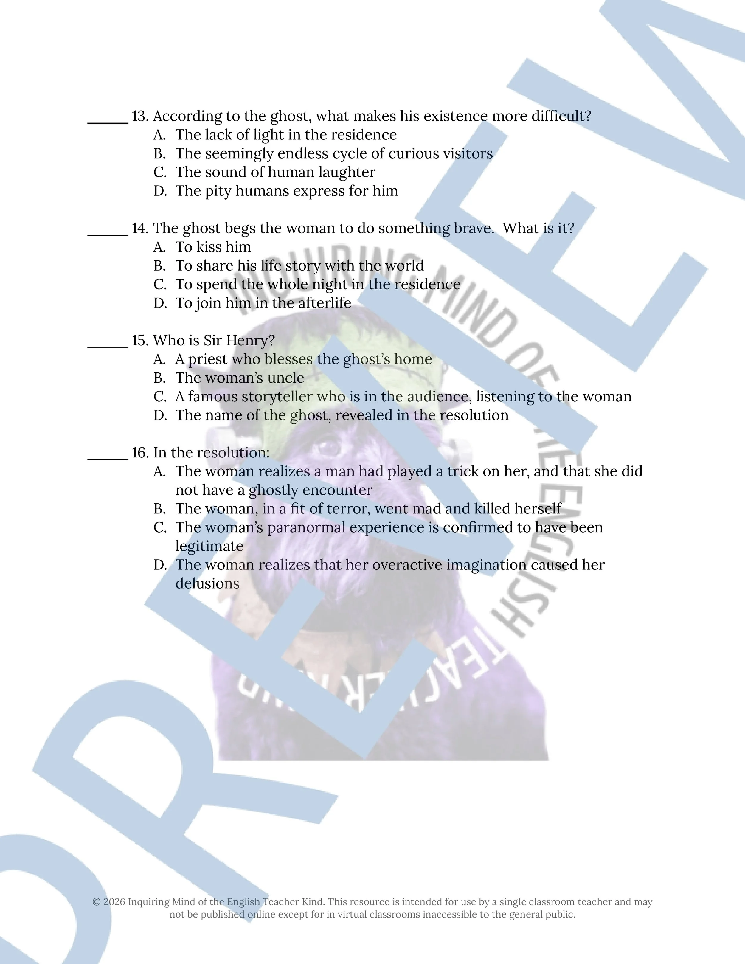 Woman's Ghost Story Quiz and Answer Key for High School English Language Arts (3).jpg