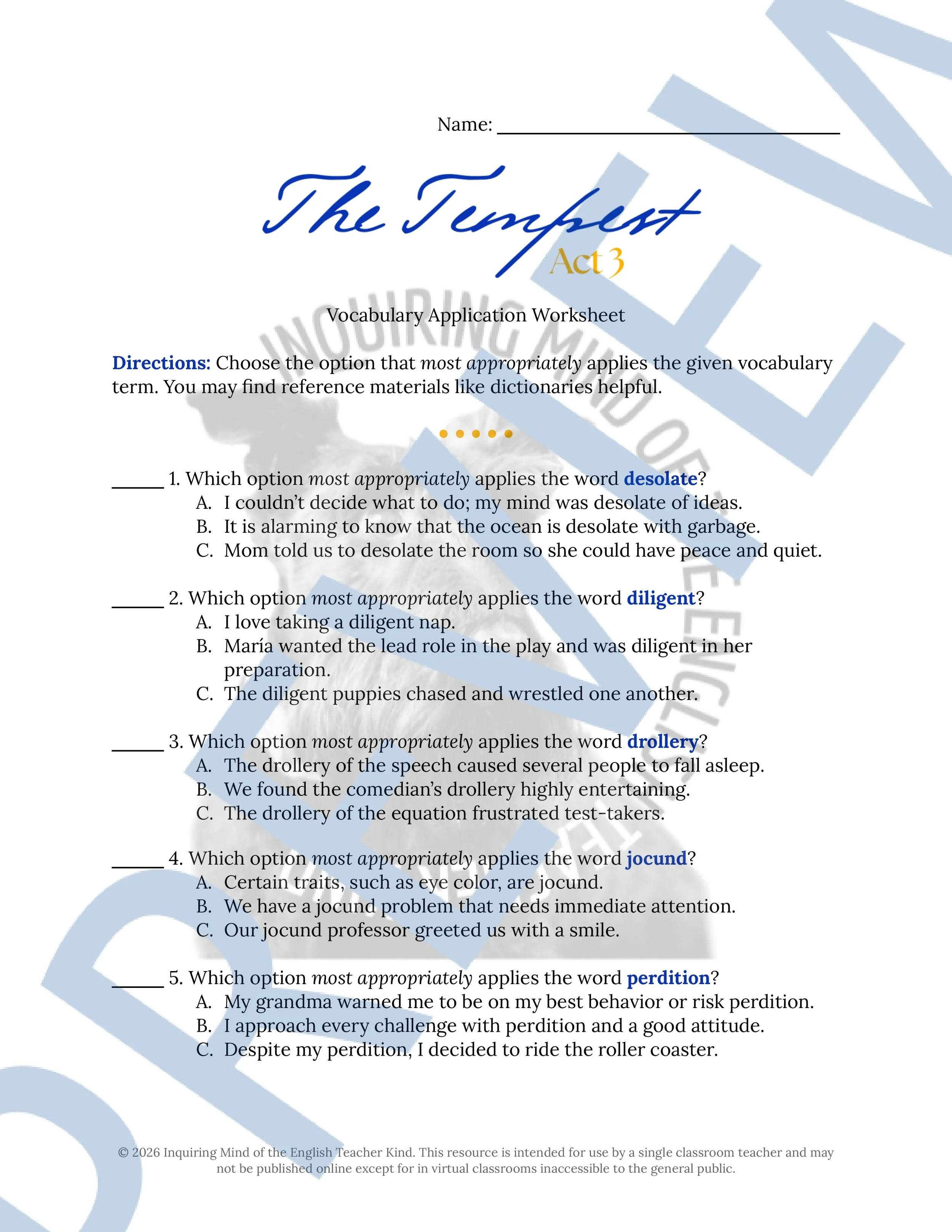 Shakespeare's The Tempest Act 3 Vocabulary Activities (1).jpg