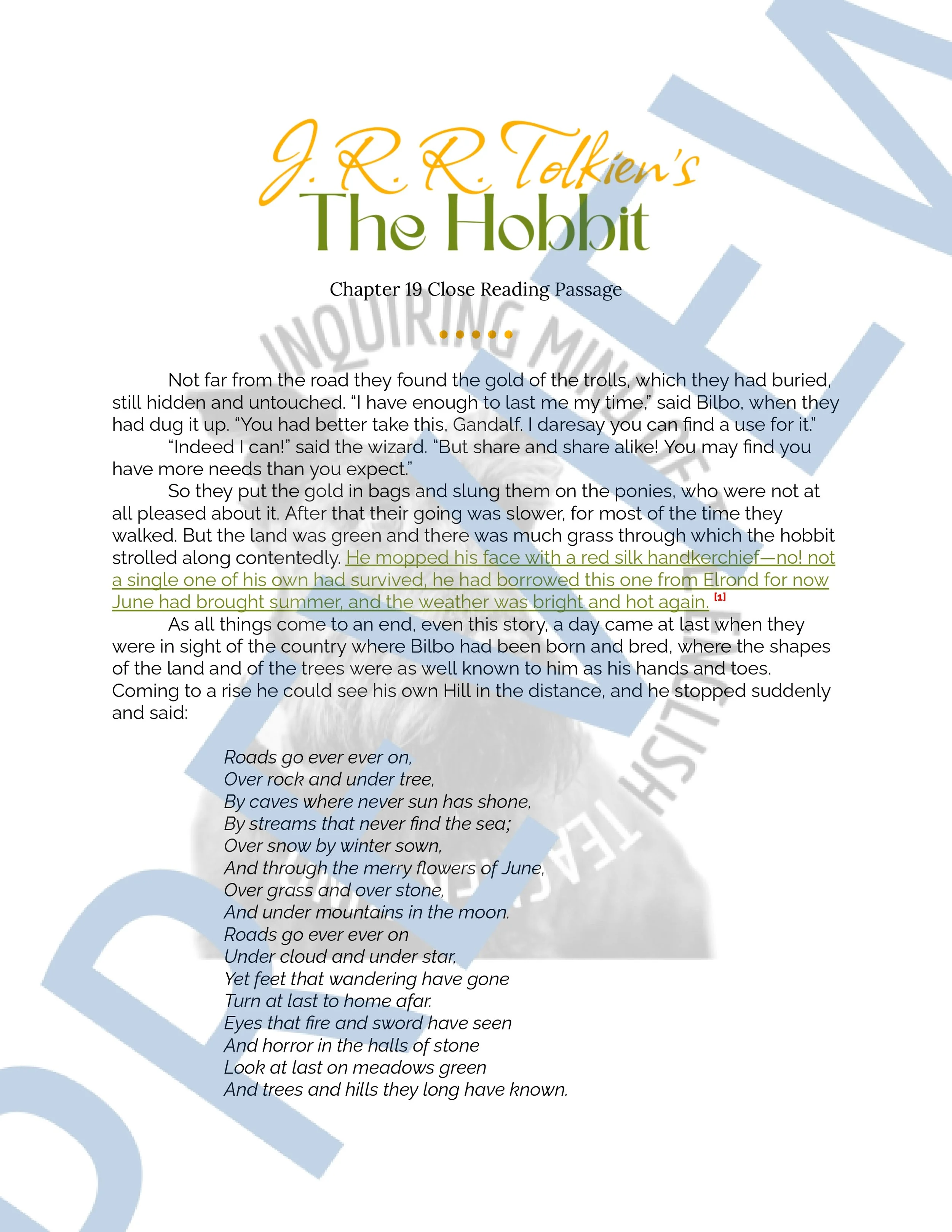 The Hobbit Chapter 19 Close Reading Analysis Worksheet (4).jpg