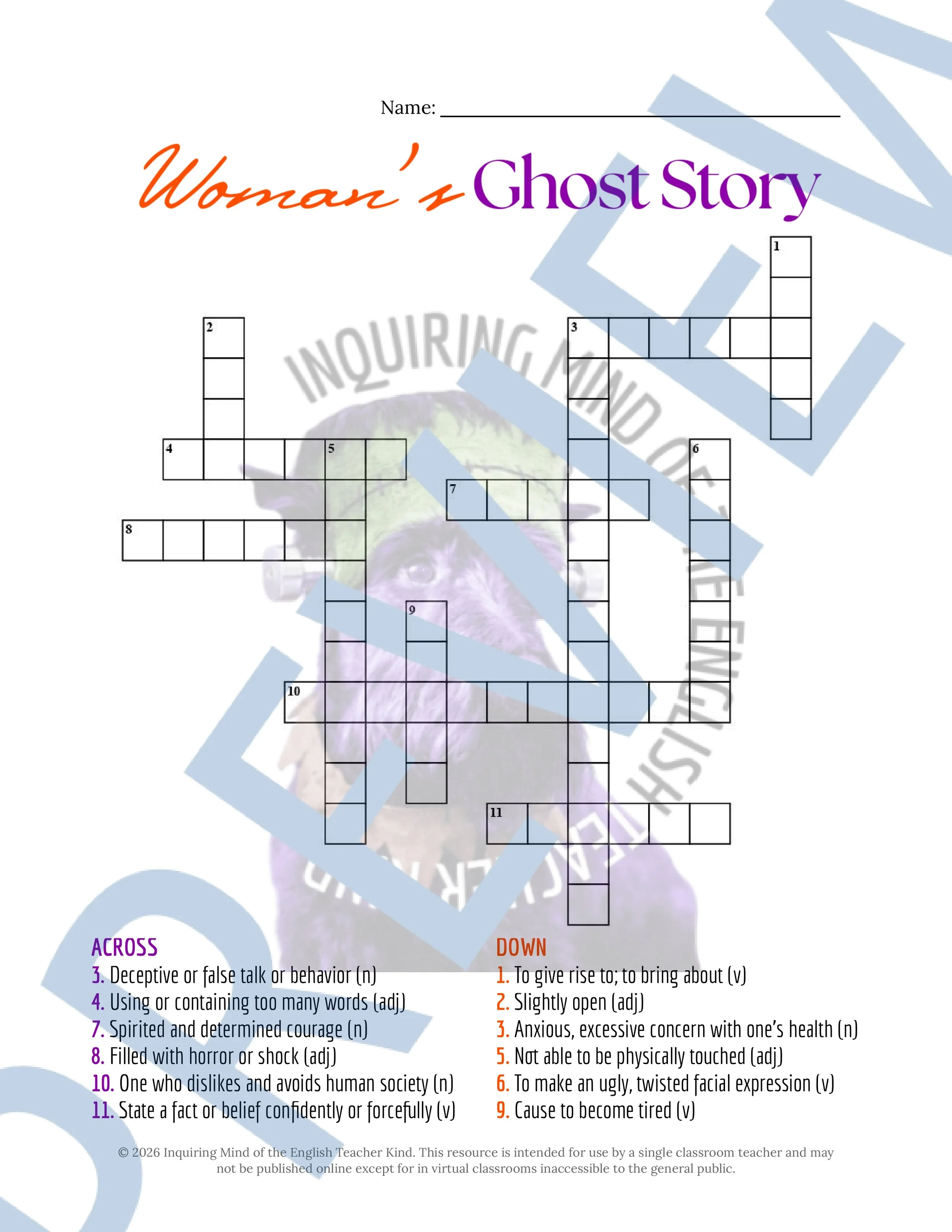 Woman's Ghost Story Vocabulary Activities for High School English Language Arts (3).jpg