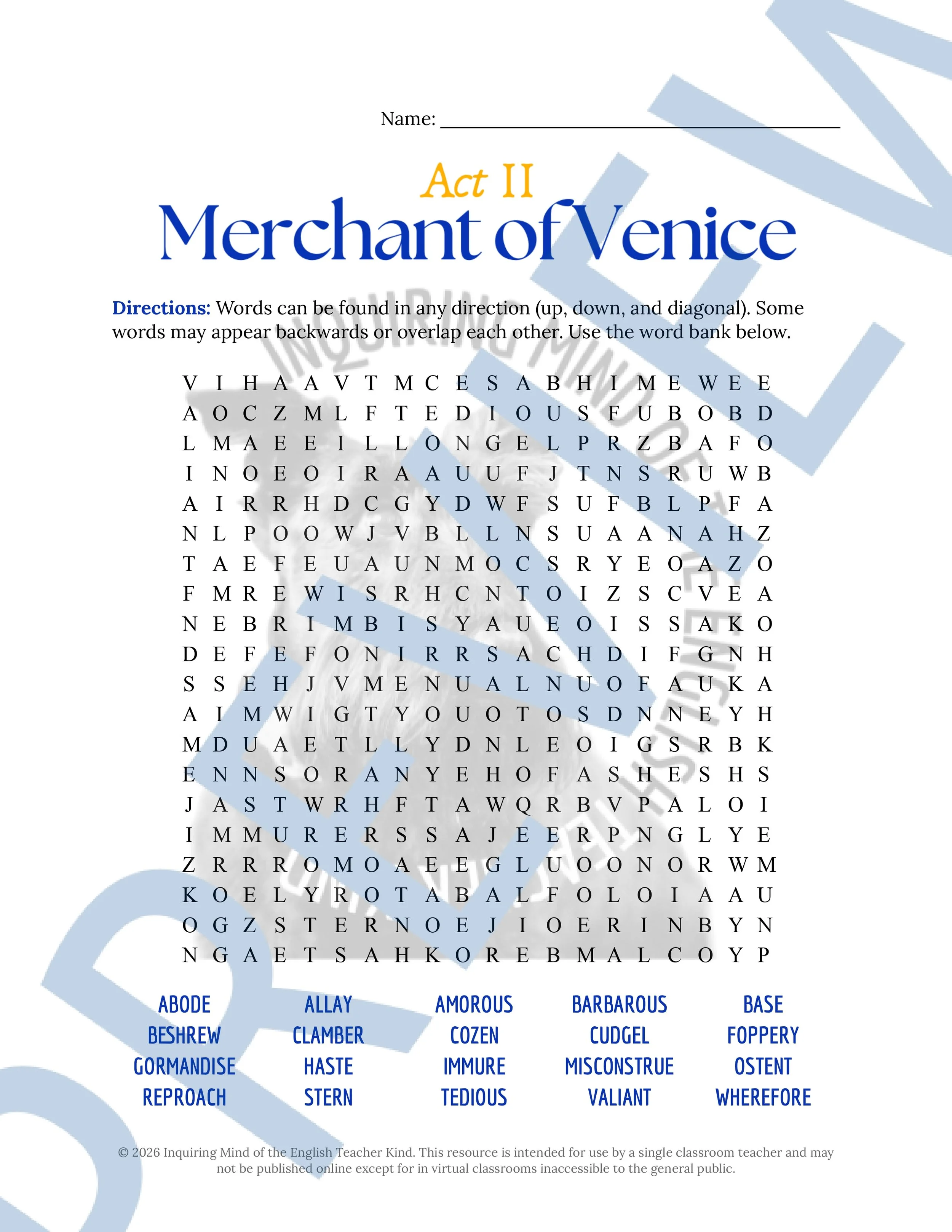 Merchant of Venice Act 2 Vocabulary Activities (4).jpg