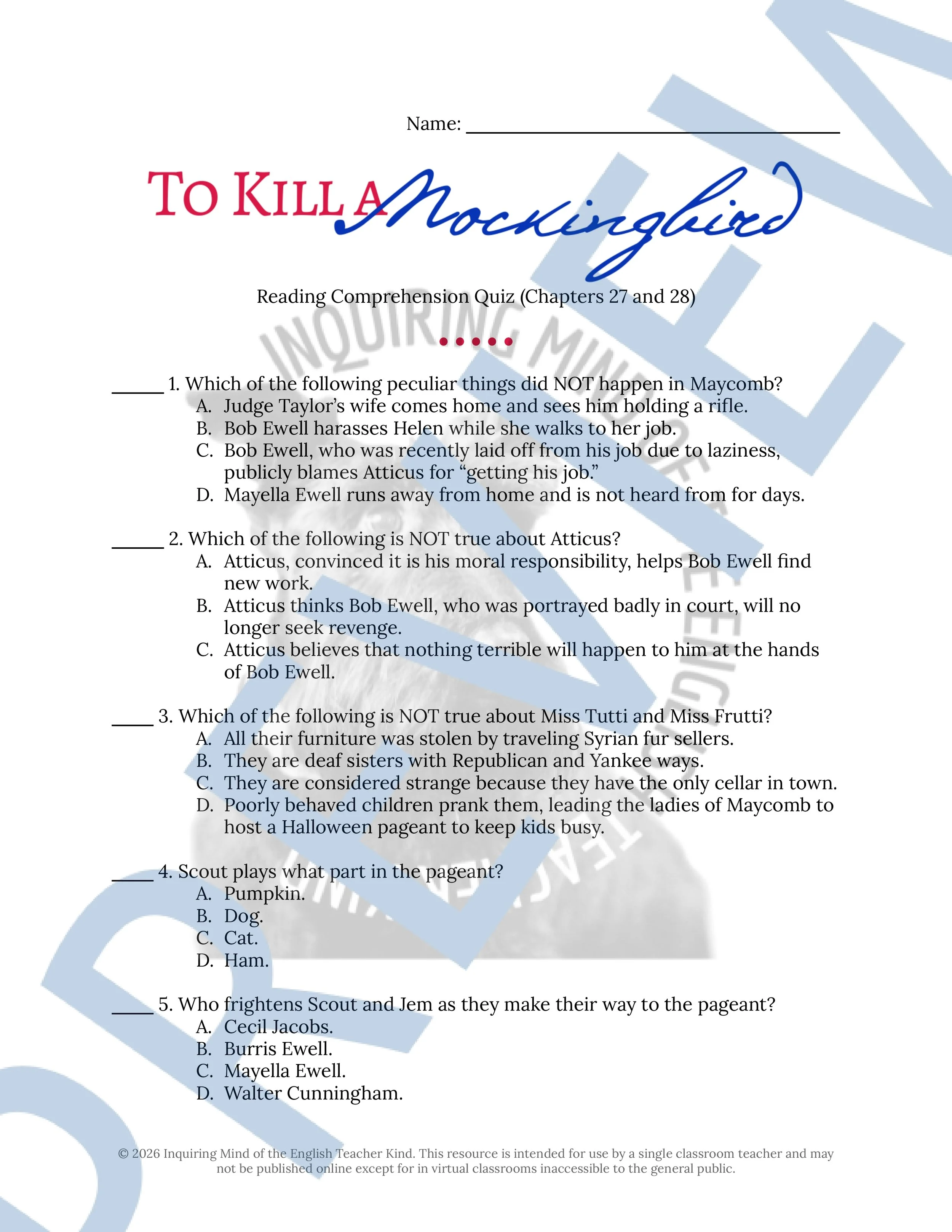 To Kill a Mockingbird Chapters 27 and 28 Quiz and Answer Key (1).jpg