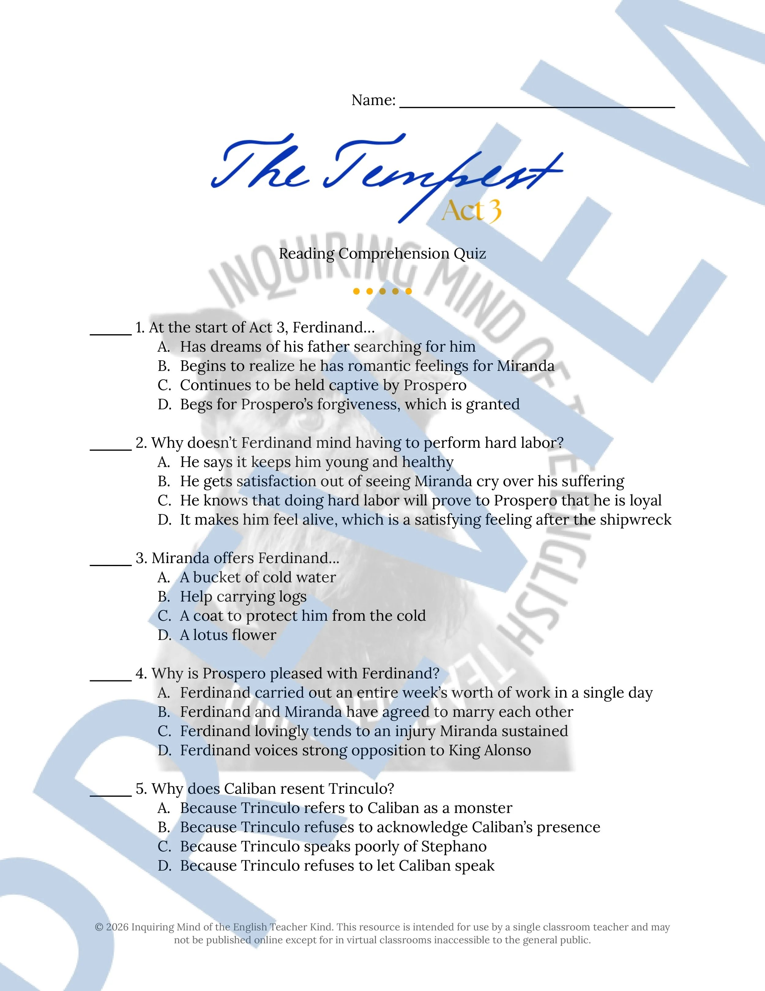 The Tempest Act 3 Quiz and Answer Key (1).jpg