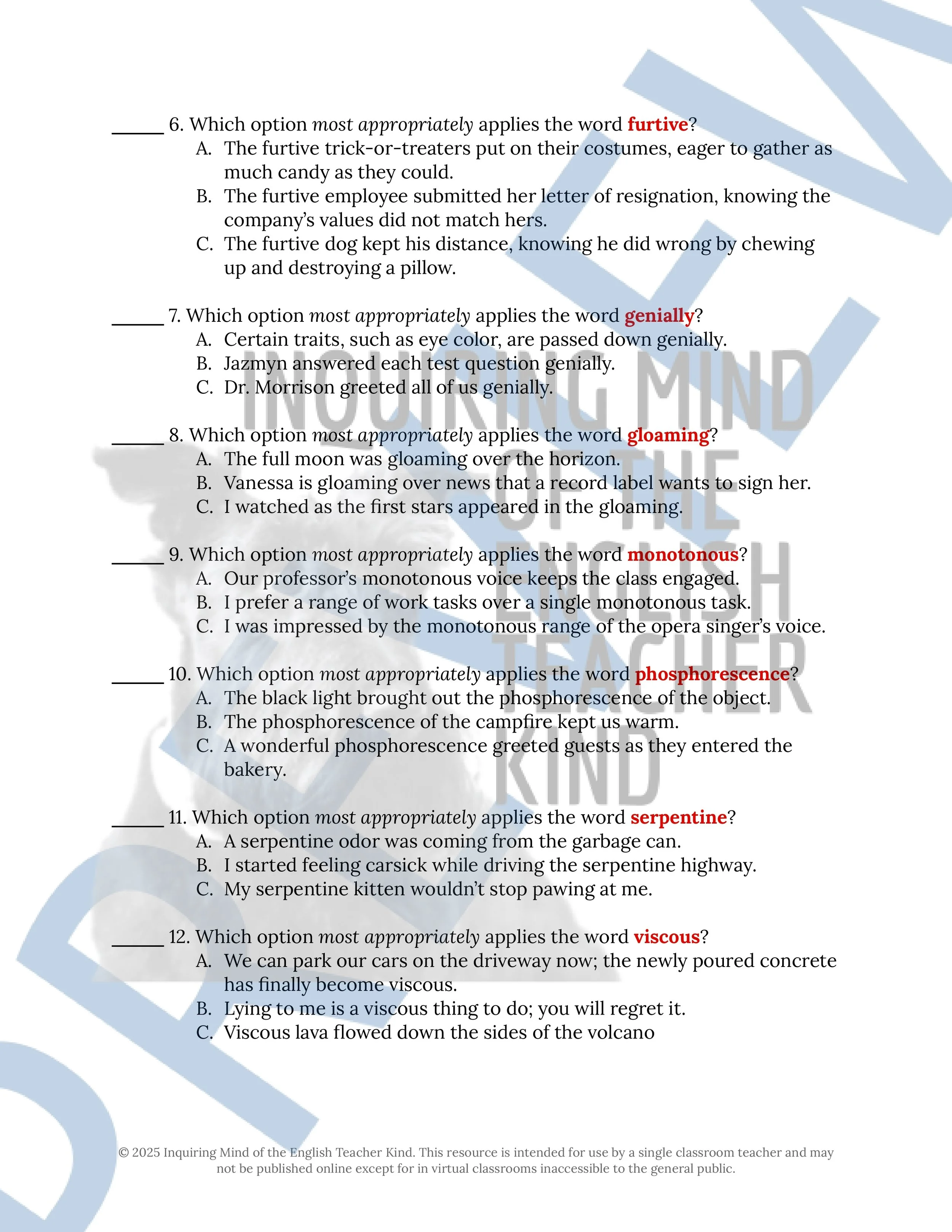 The Festival by H.P. Lovecraft Vocabulary Activities (2).jpg