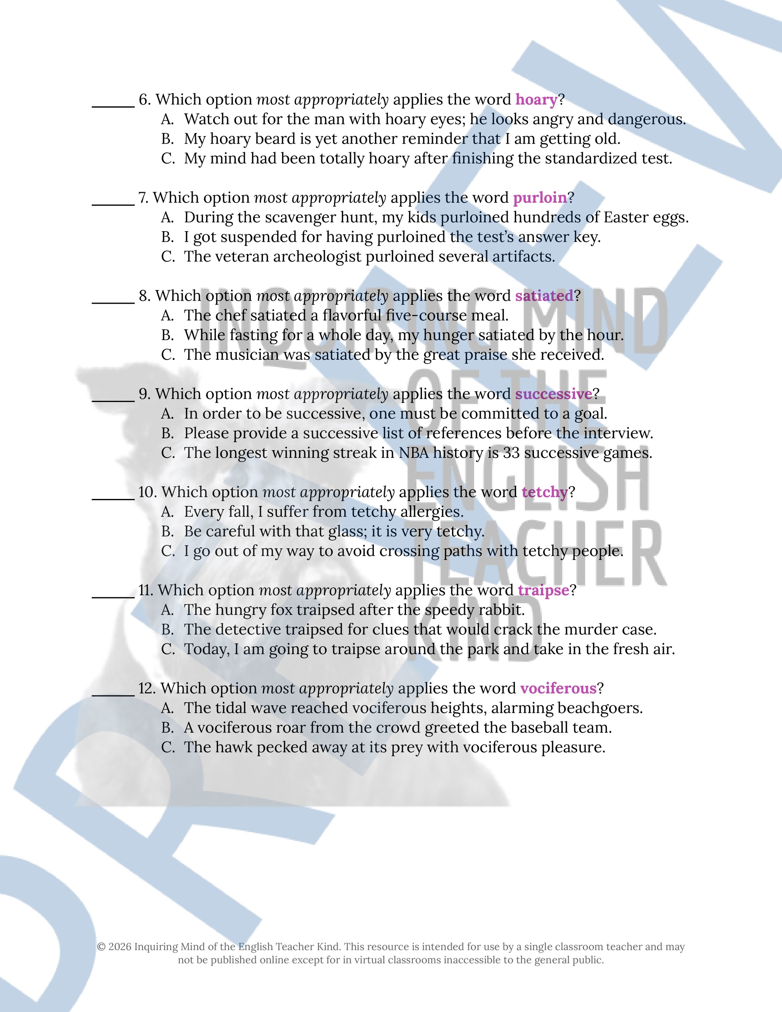 The Raven Grimm's Fairy Tale Vocabulary Activities (2).jpg