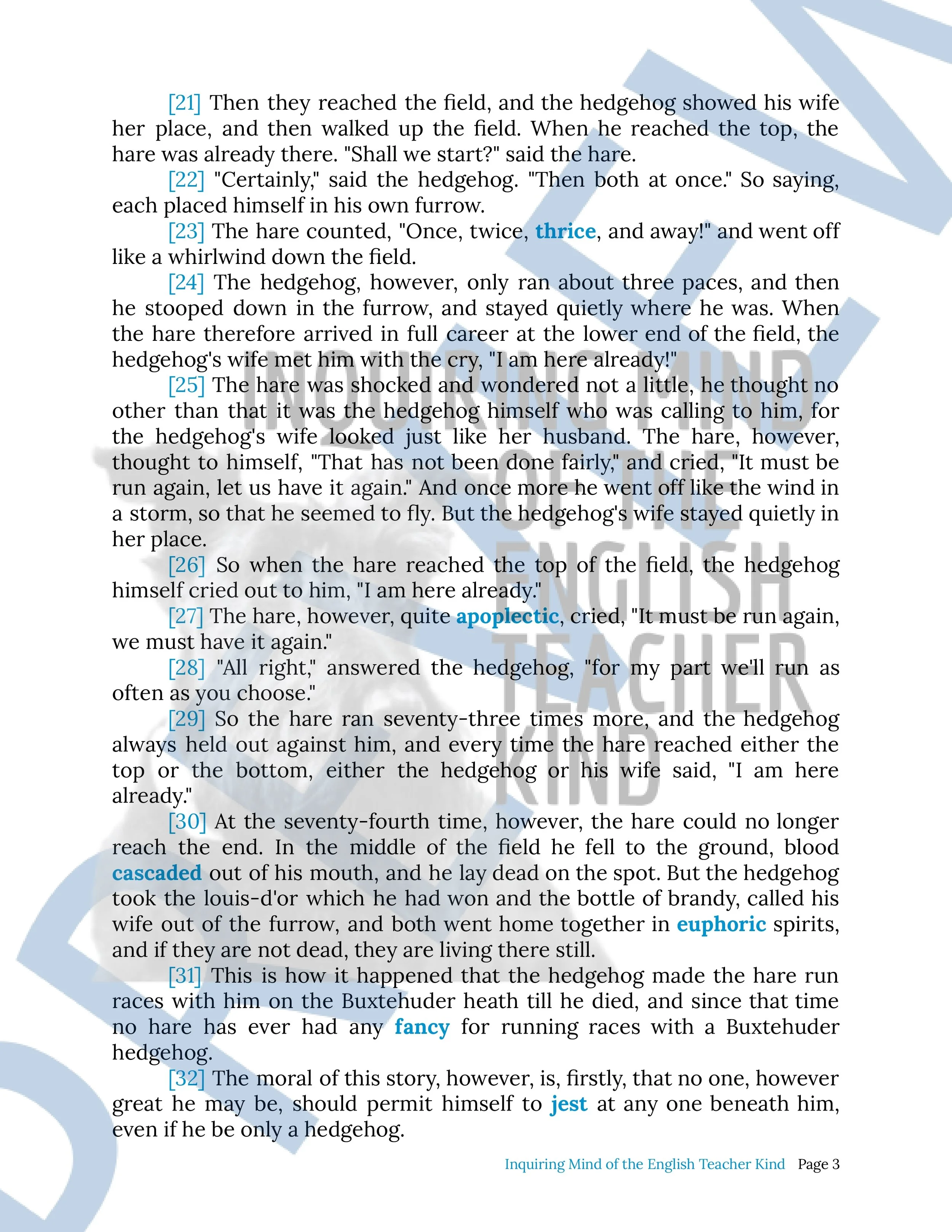 The Hare and the Hedgehog by the Brothers Grimm (3).jpg