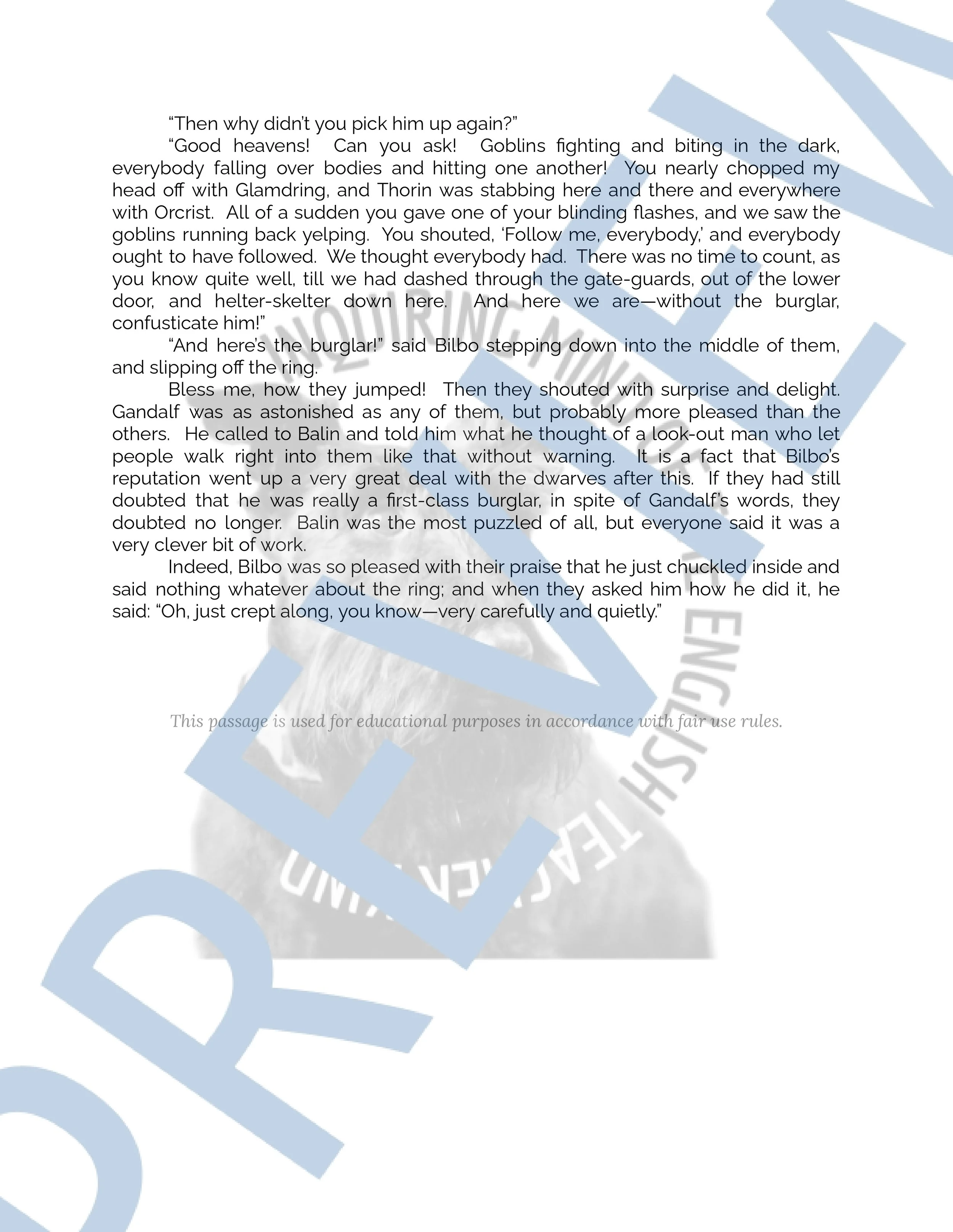 The Hobbit Chapter 6 Close Reading Analysis Worksheet (6).jpg