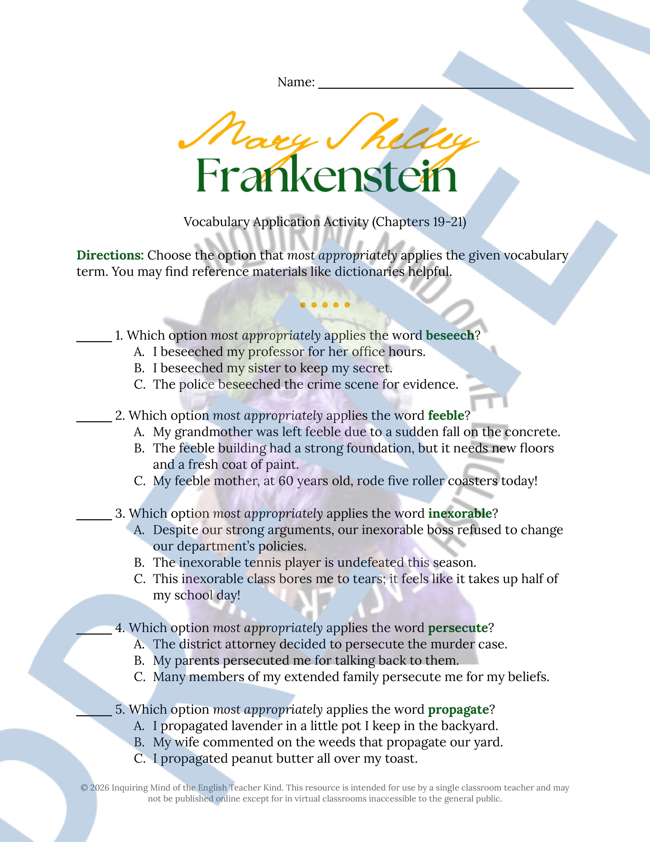 Frankenstein Chapters 19, 20, and 21 Vocabulary Activities (1).jpg