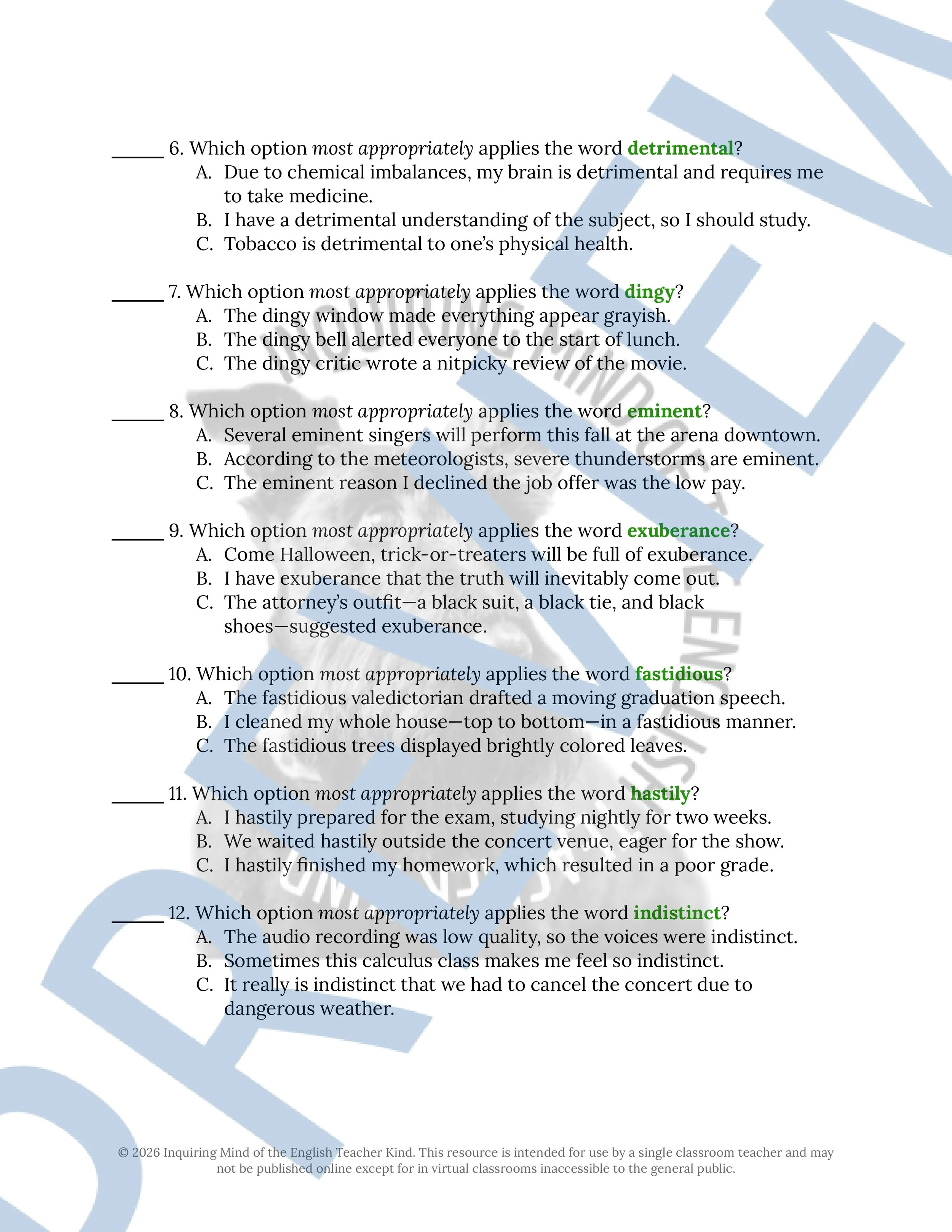 The Birthmark by Nathaniel Hawthorne Vocabulary Activities (2).jpg
