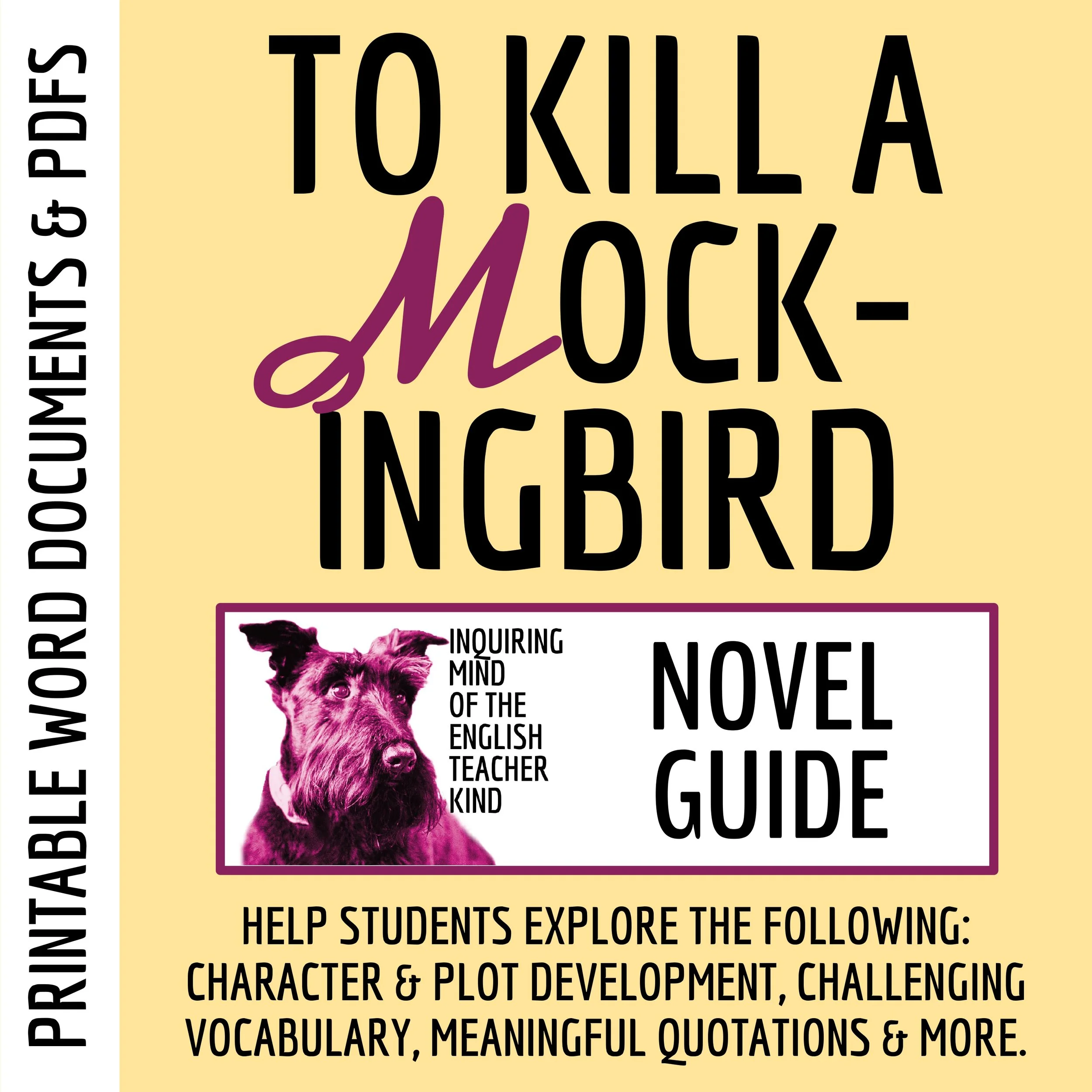 To Kill a Mockingbird Novel Study Guide with Answer Key for High School