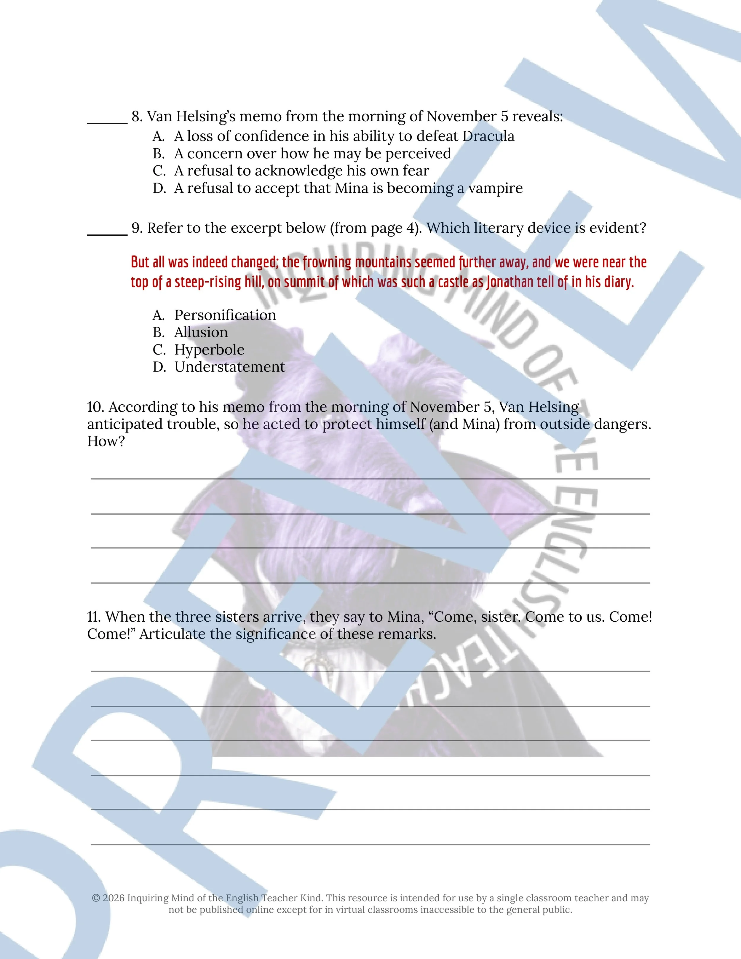 Dracula Chapter 27 Close Reading Analysis Worksheet for High School English Language Arts (3).jpg