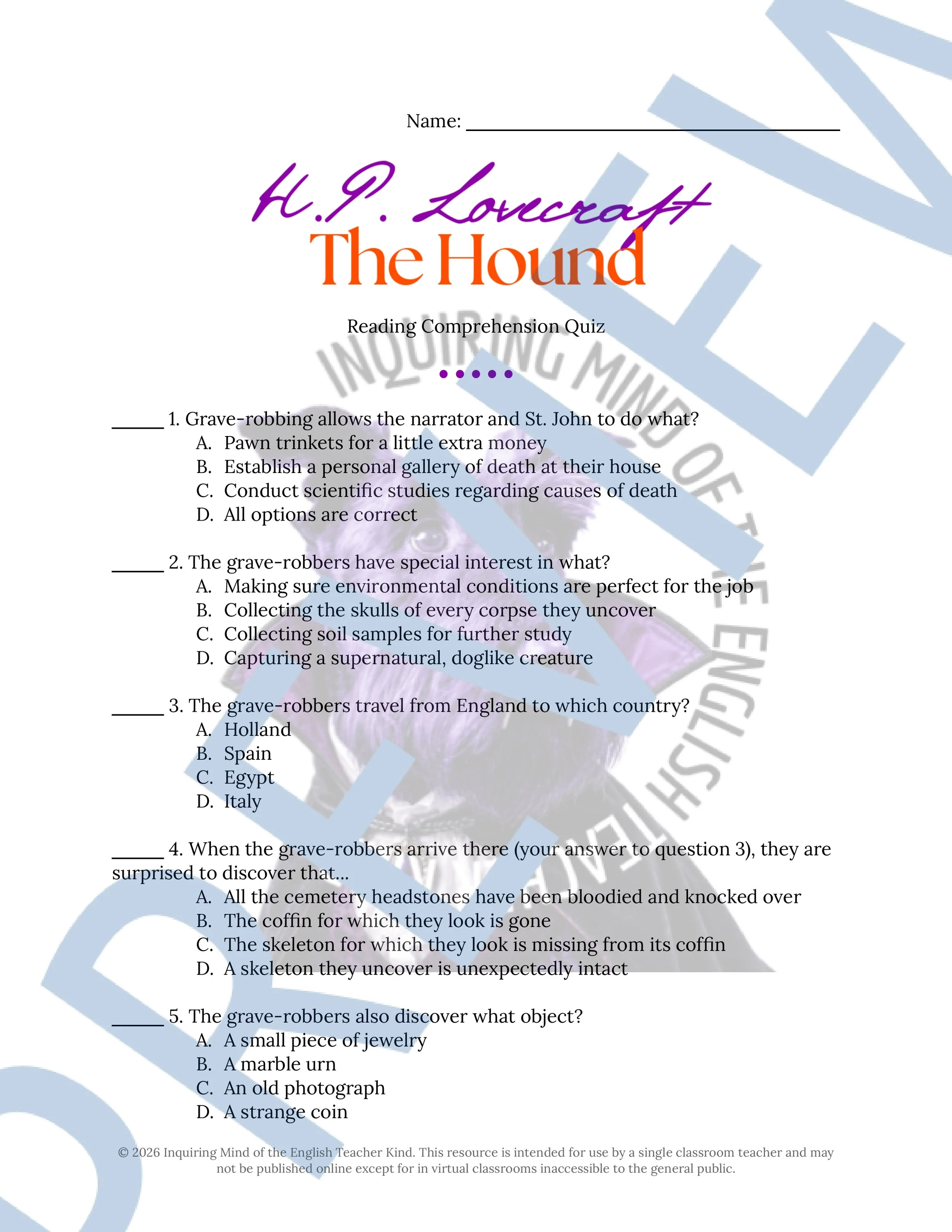 The Hound by H.P. Lovecraft Quiz and Answer Key (1).jpg