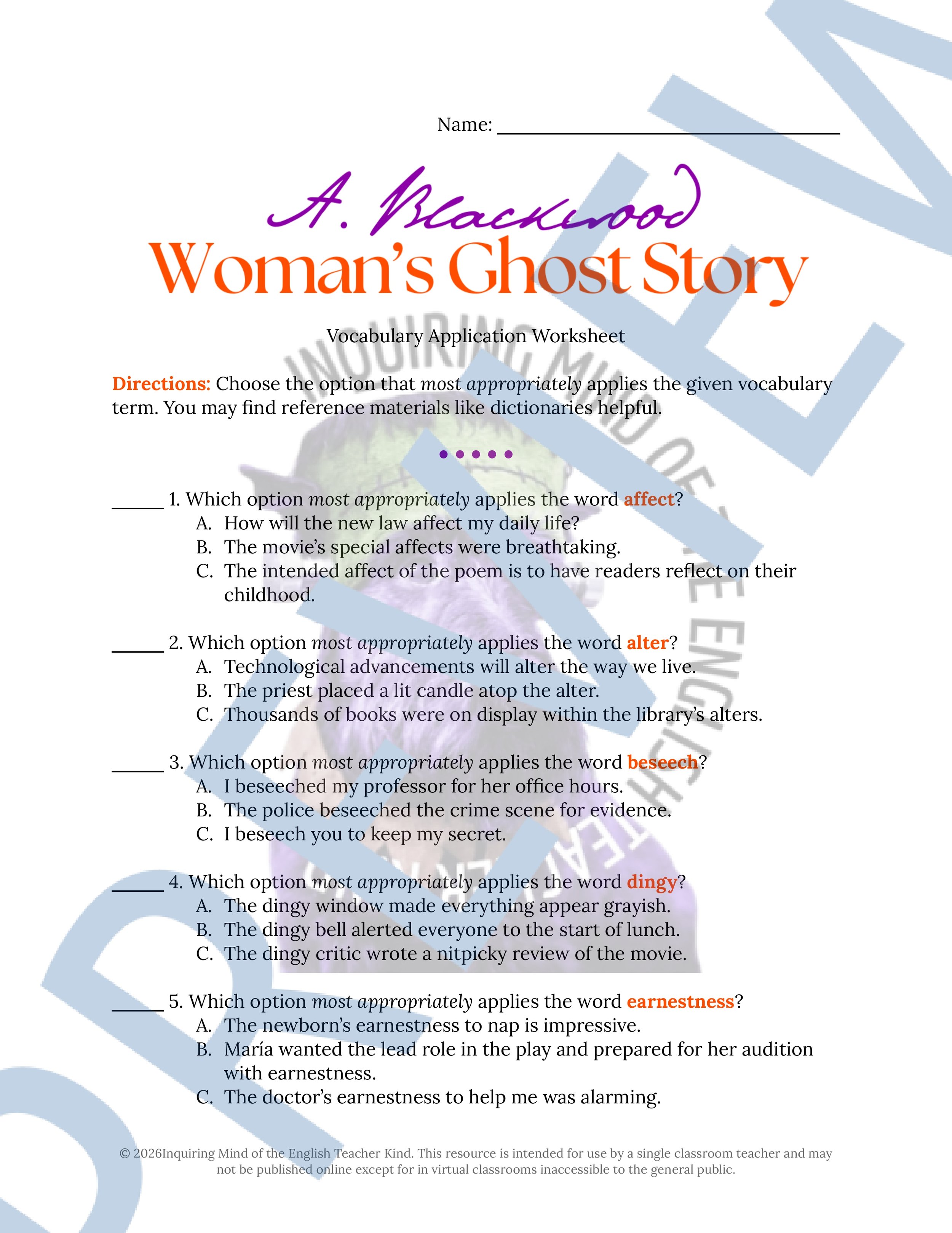 Woman's Ghost Story Vocabulary Activities for High School English Language Arts (1).jpg