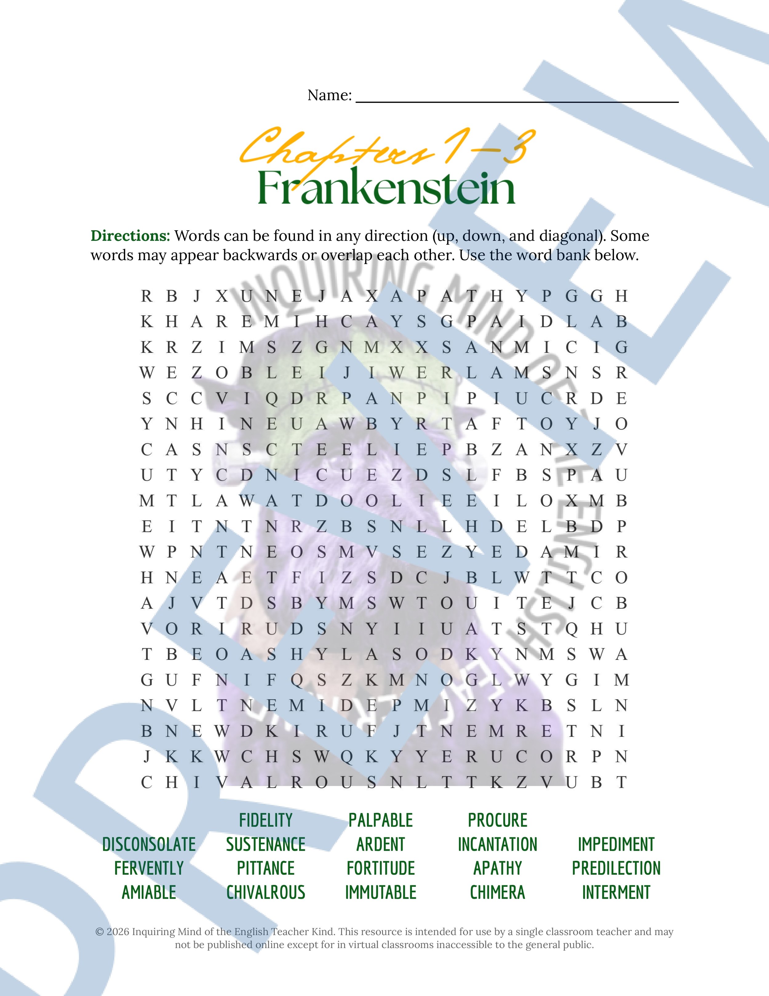 Frankenstein Chapters 1, 2, and 3 Vocabulary Activities (4).jpg