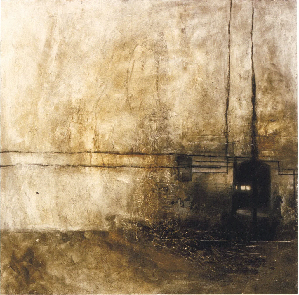 Untitled #5 | 3' x 3' | mixed media on board | Private Collection | 2003
