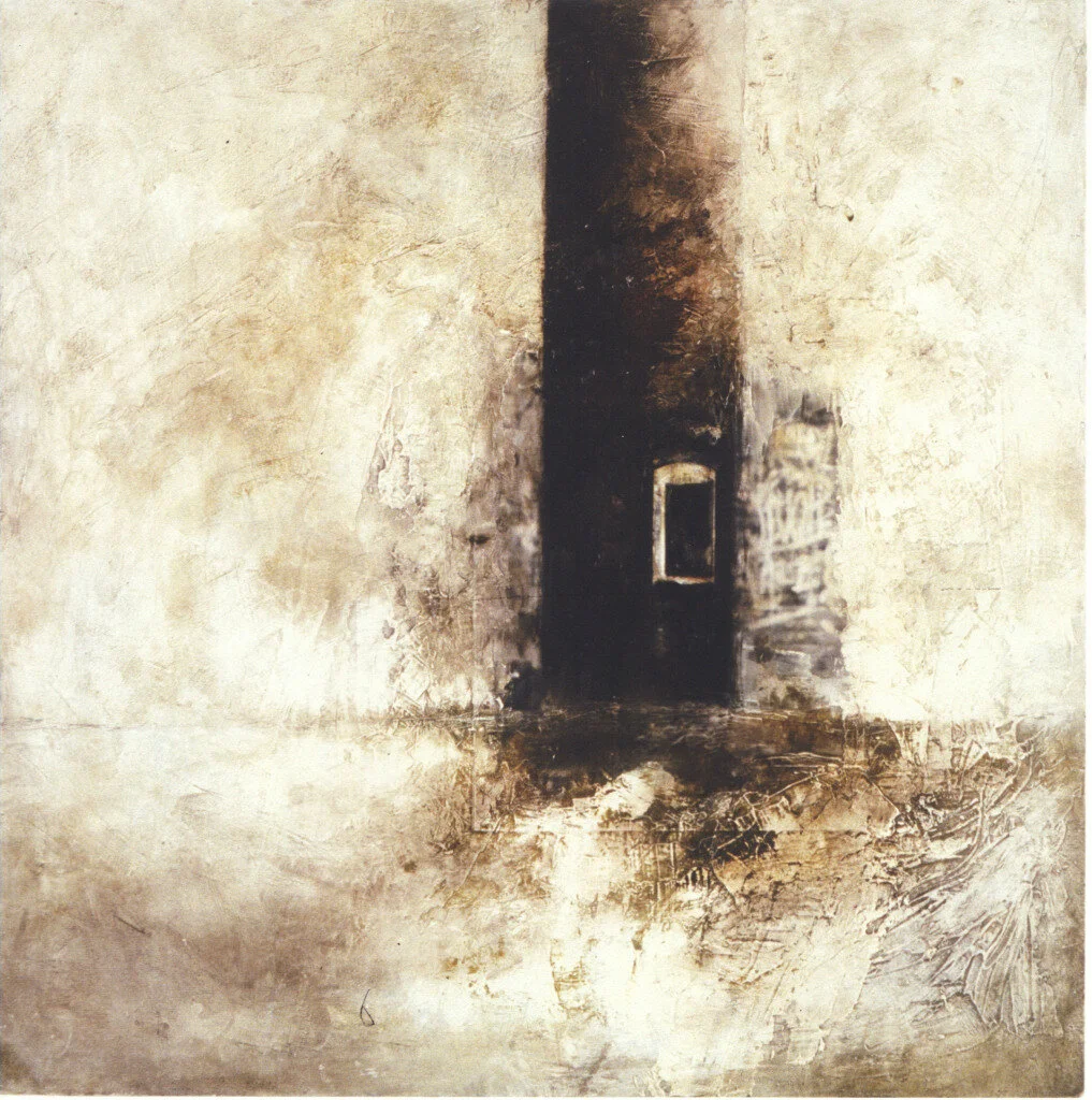 Untitled #6  | 3' x 3' | mixed media on board | Private Collection | 2003