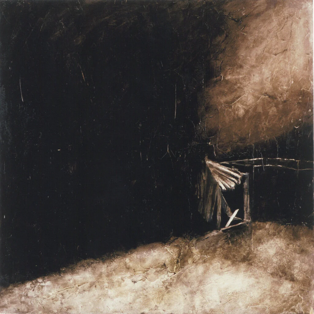 Untitled #8  | 3' x 3' | mixed media on board | Private Collection | 2003