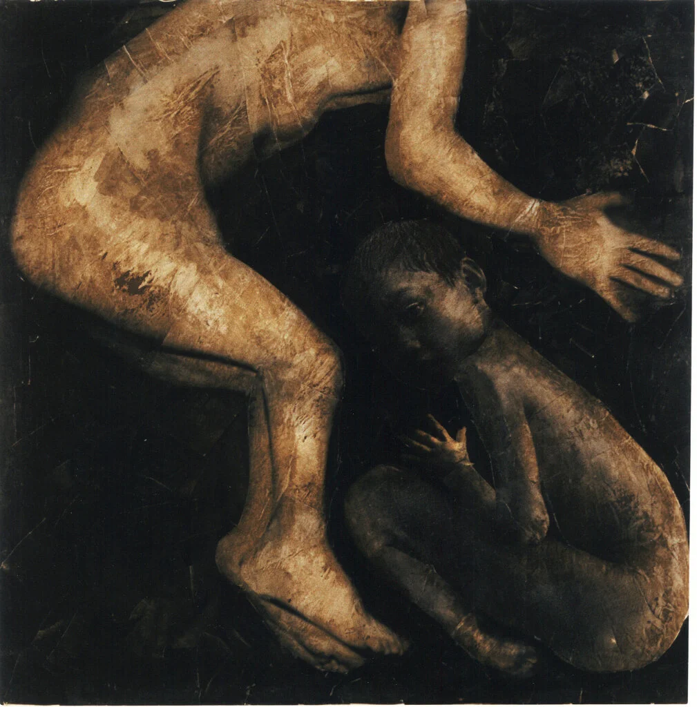Bodies #3  | 5' x 5' | mixed media on canvas | Private Collection | 2002