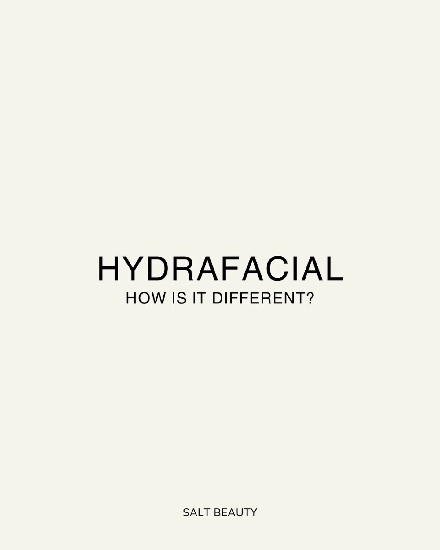 Not your average facial 💁🏼&zwj;♀️

Hydrafacial uses patented vortex- fusion technology to cleanse, extract, and hydrate deeper for the most effective treatment possible. 

It&rsquo;s fully customisable to suit your skins needs, with boosters for ev